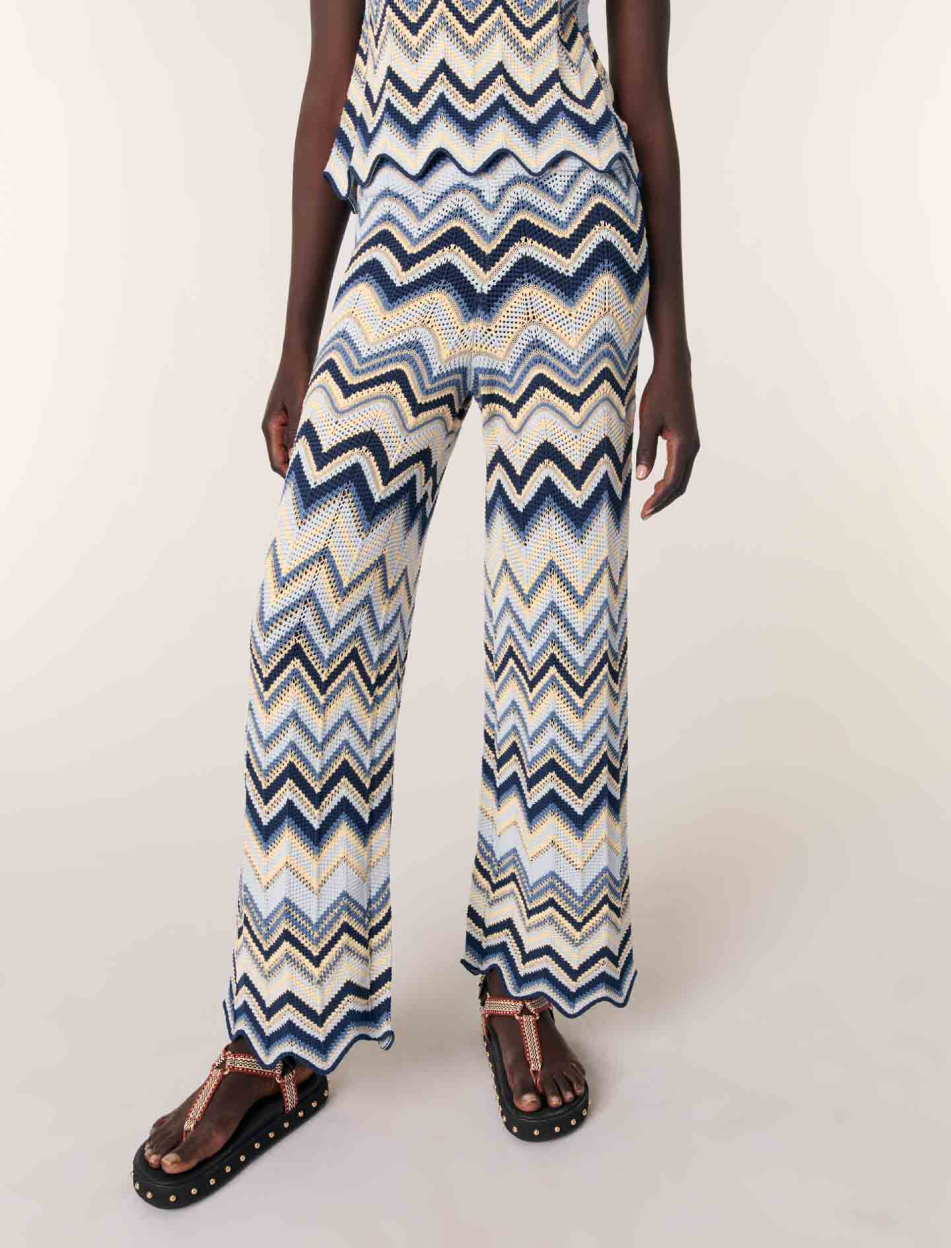 Жіночі брюки в'язані гачком