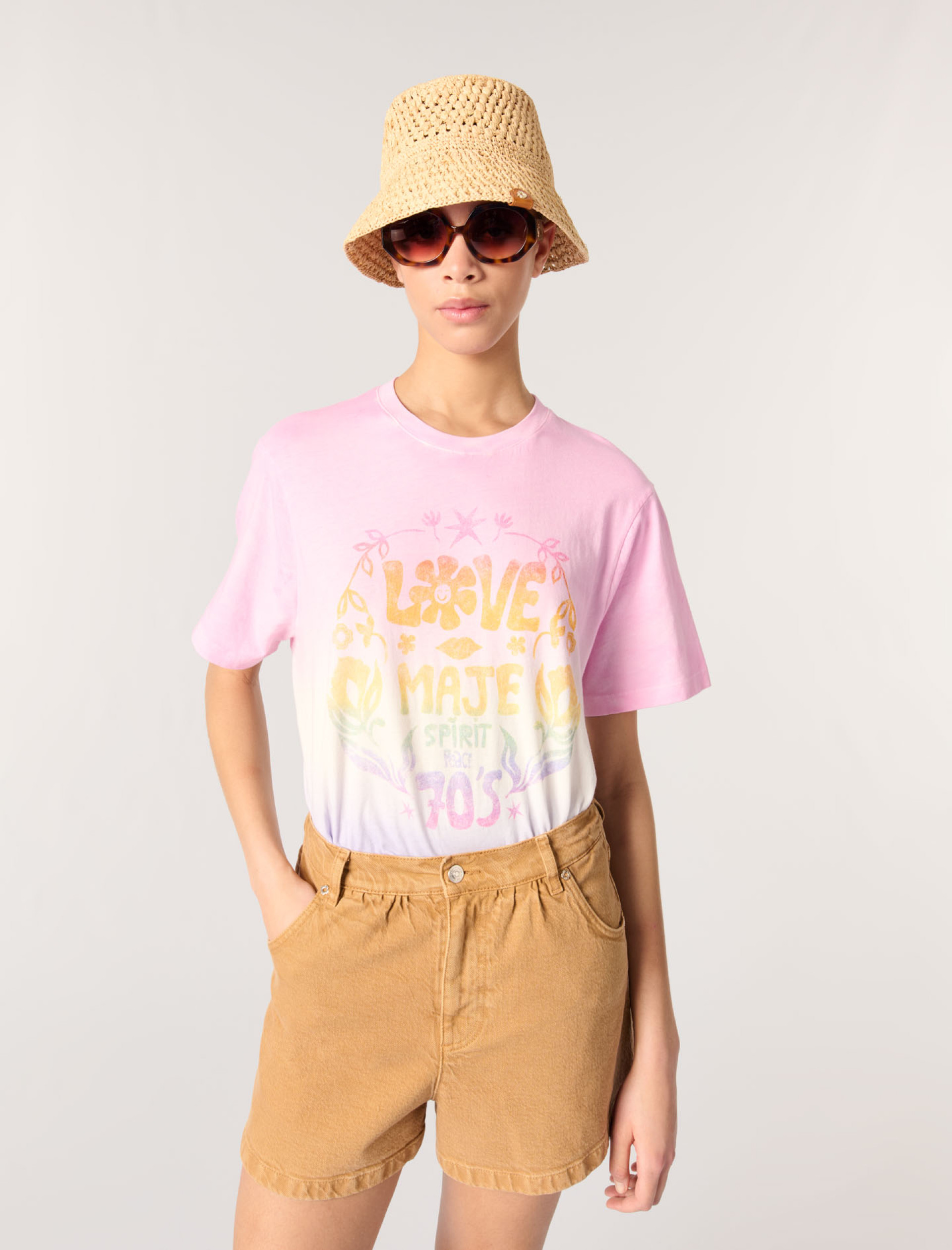 Женская футболка с принтом