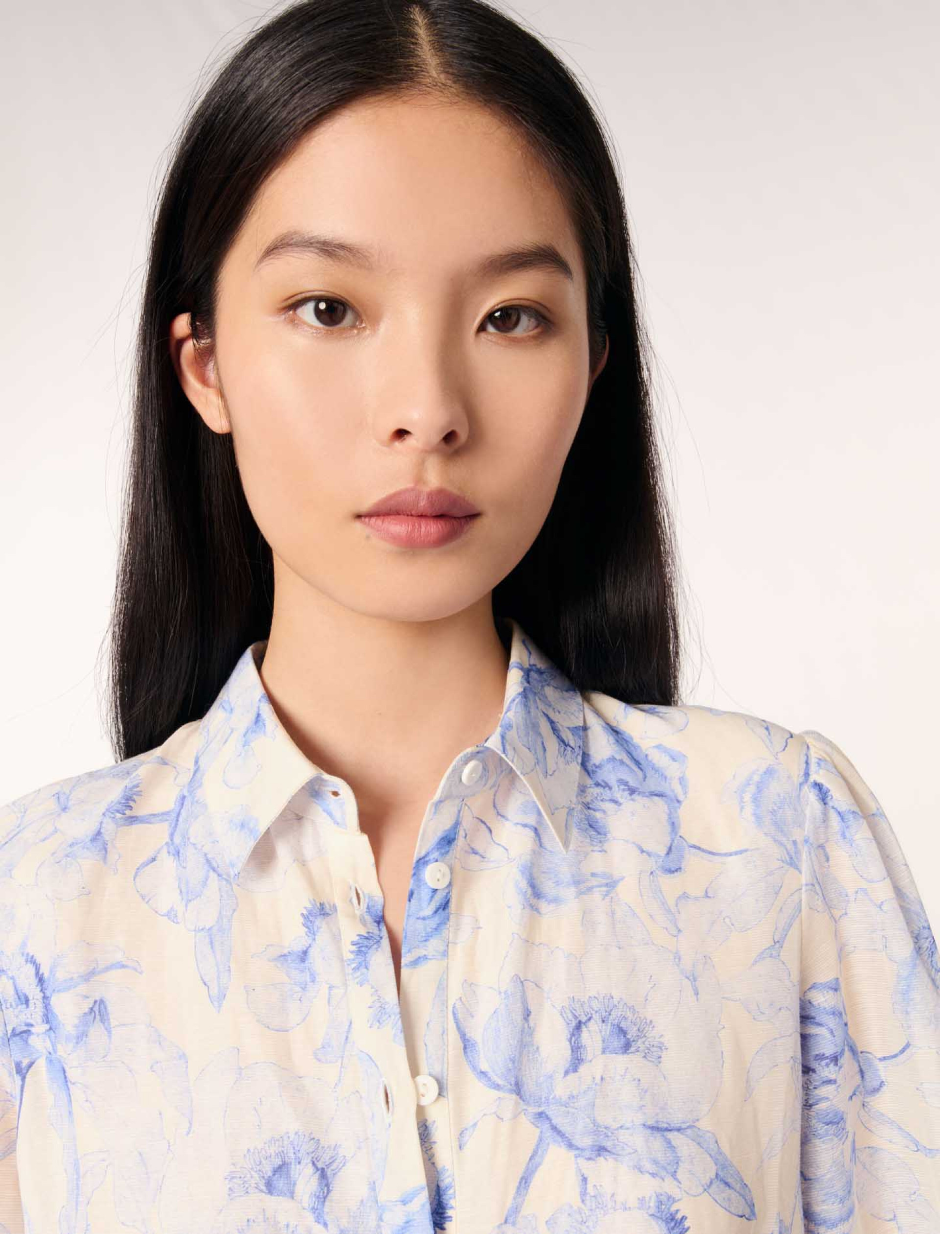 Жіноча сукня-сорочка з принтом