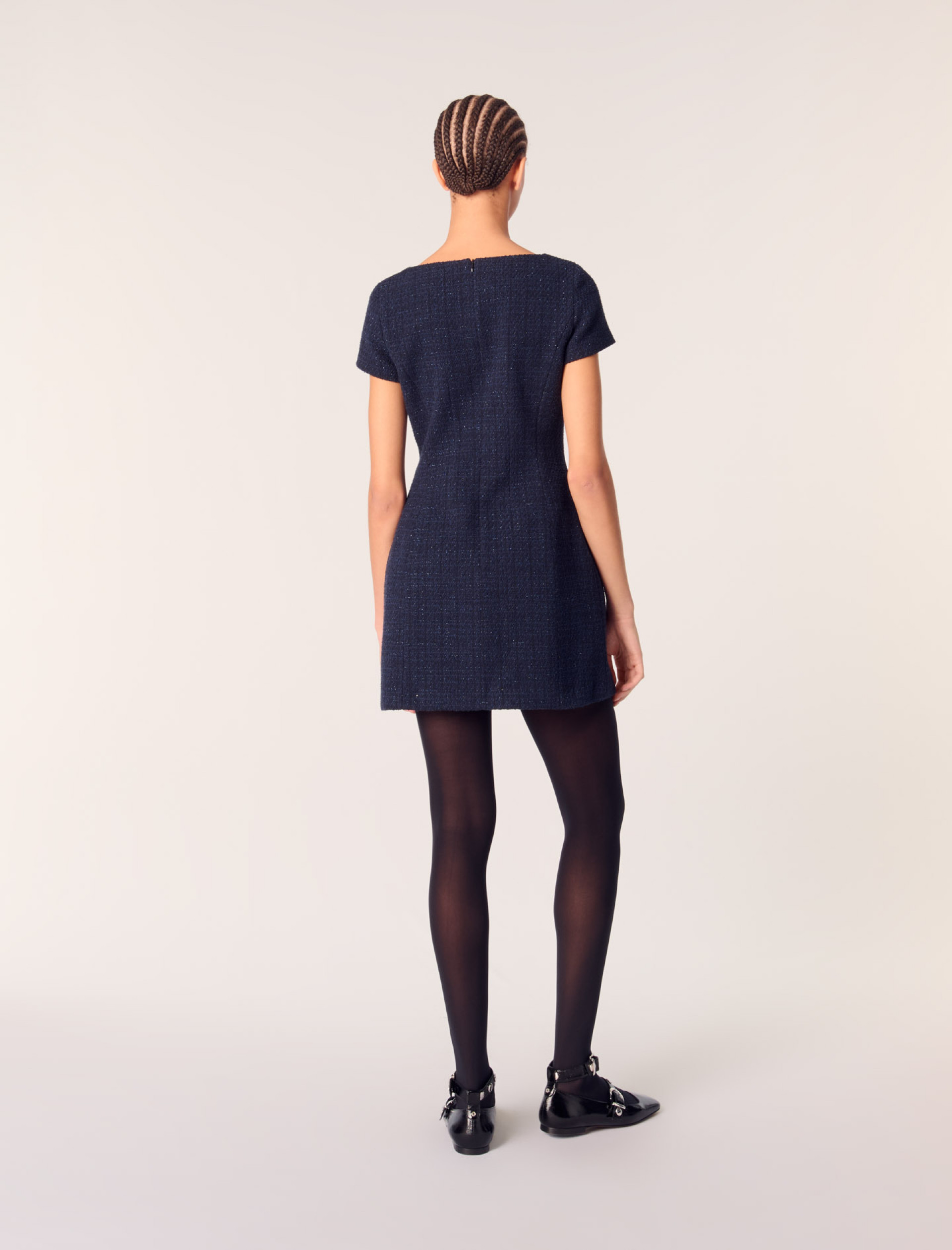 Жіноча коротка твідова сукня Жіноча коротка твідова сукня