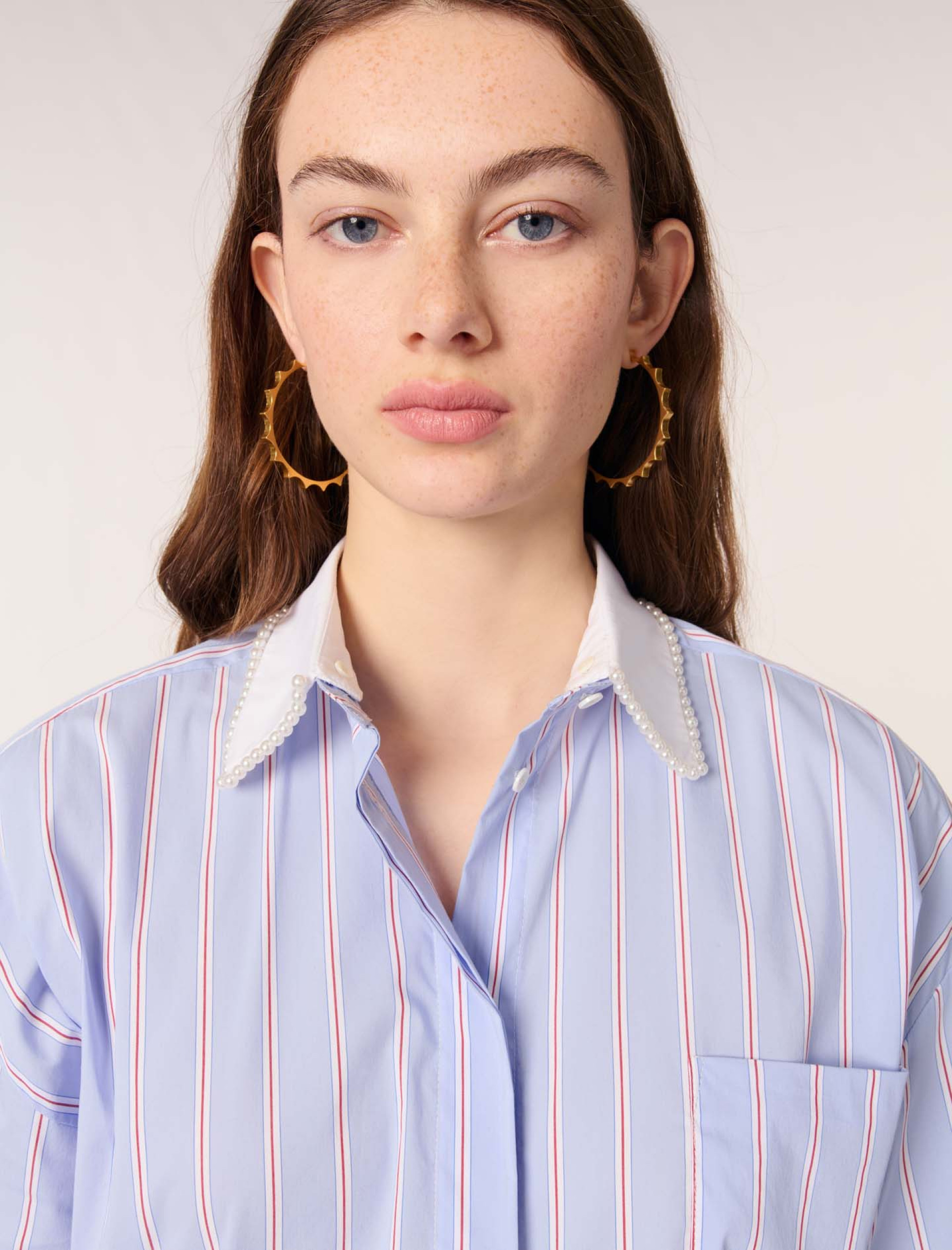 Жіноча довга спідниця в смужку