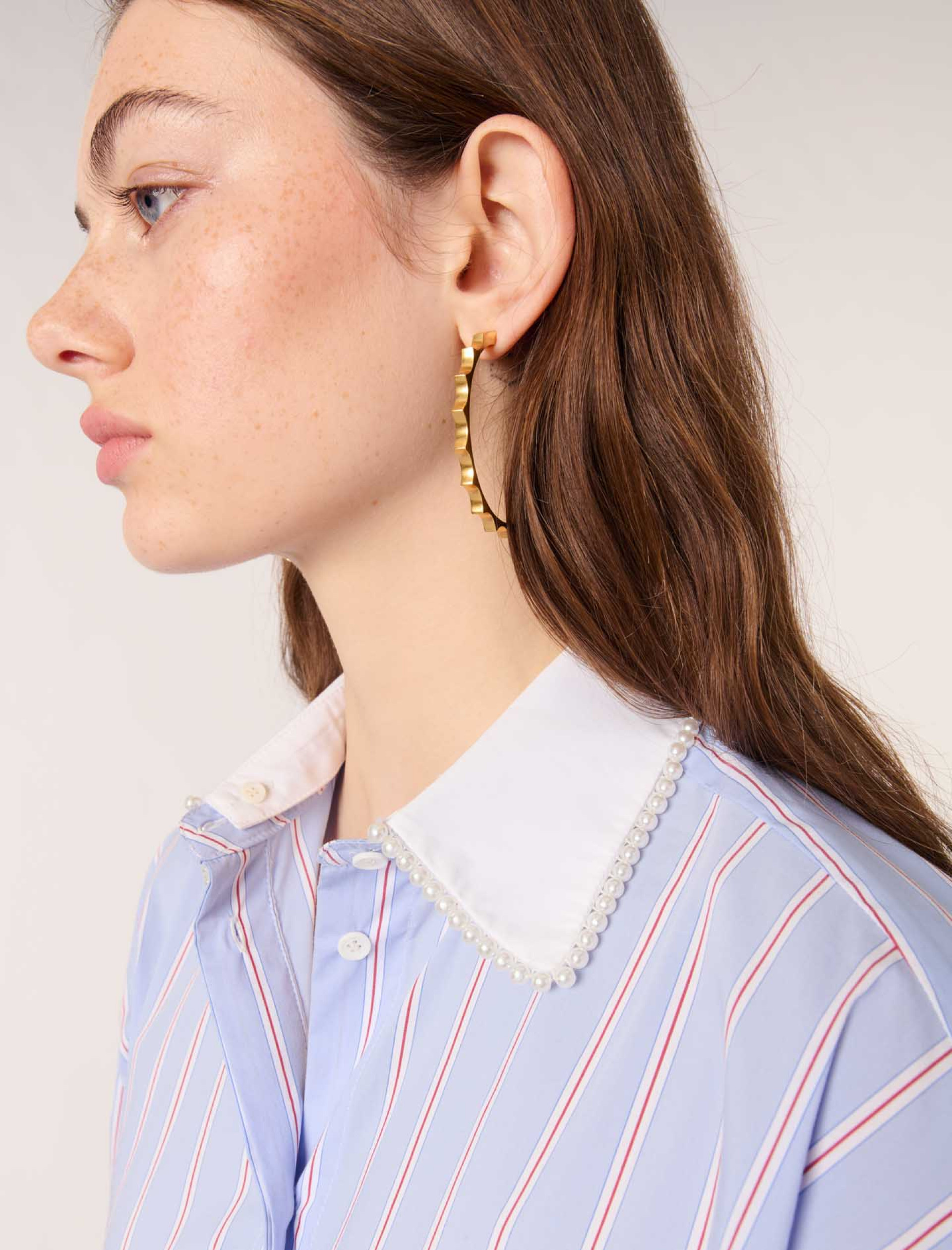 Жіноча довга спідниця в смужку