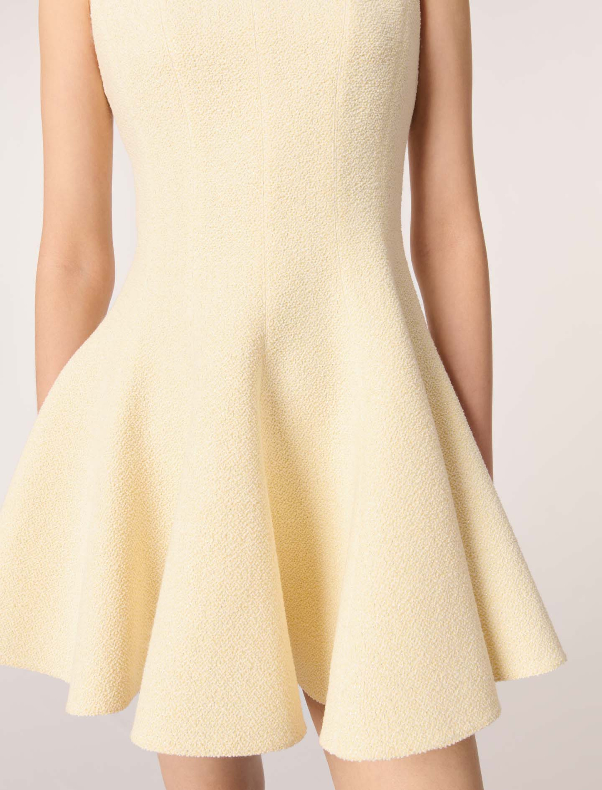 Женское короткое твидовое платье Женское короткое твидовое платье