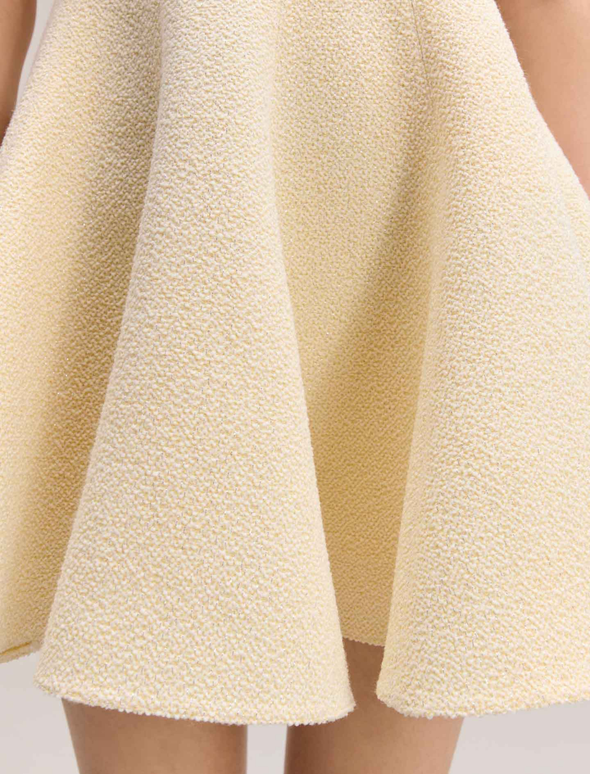 Женское короткое твидовое платье Женское короткое твидовое платье