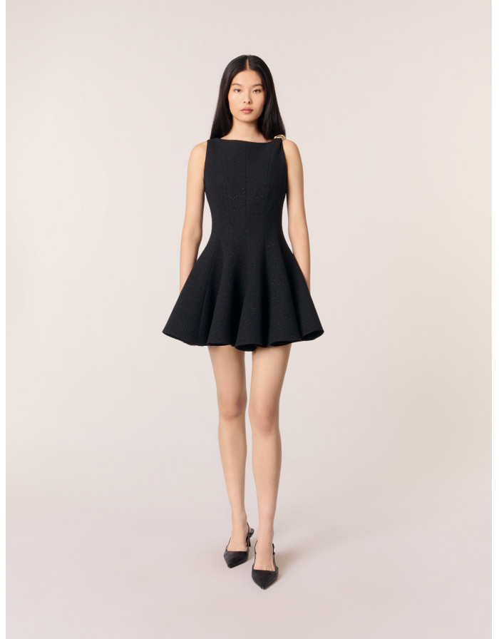 Жіноча коротка твідова сукня