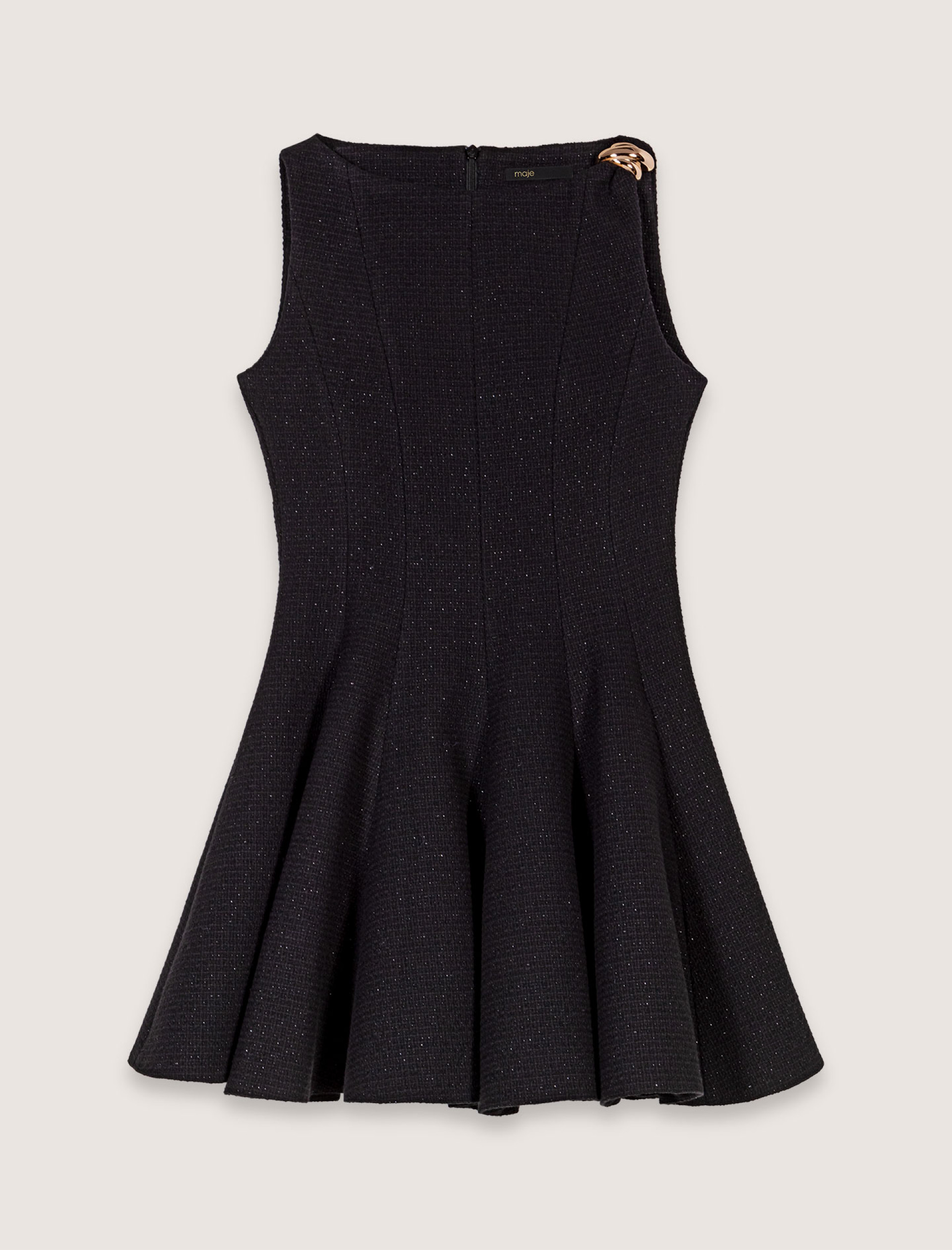 Жіноча коротка твідова сукня