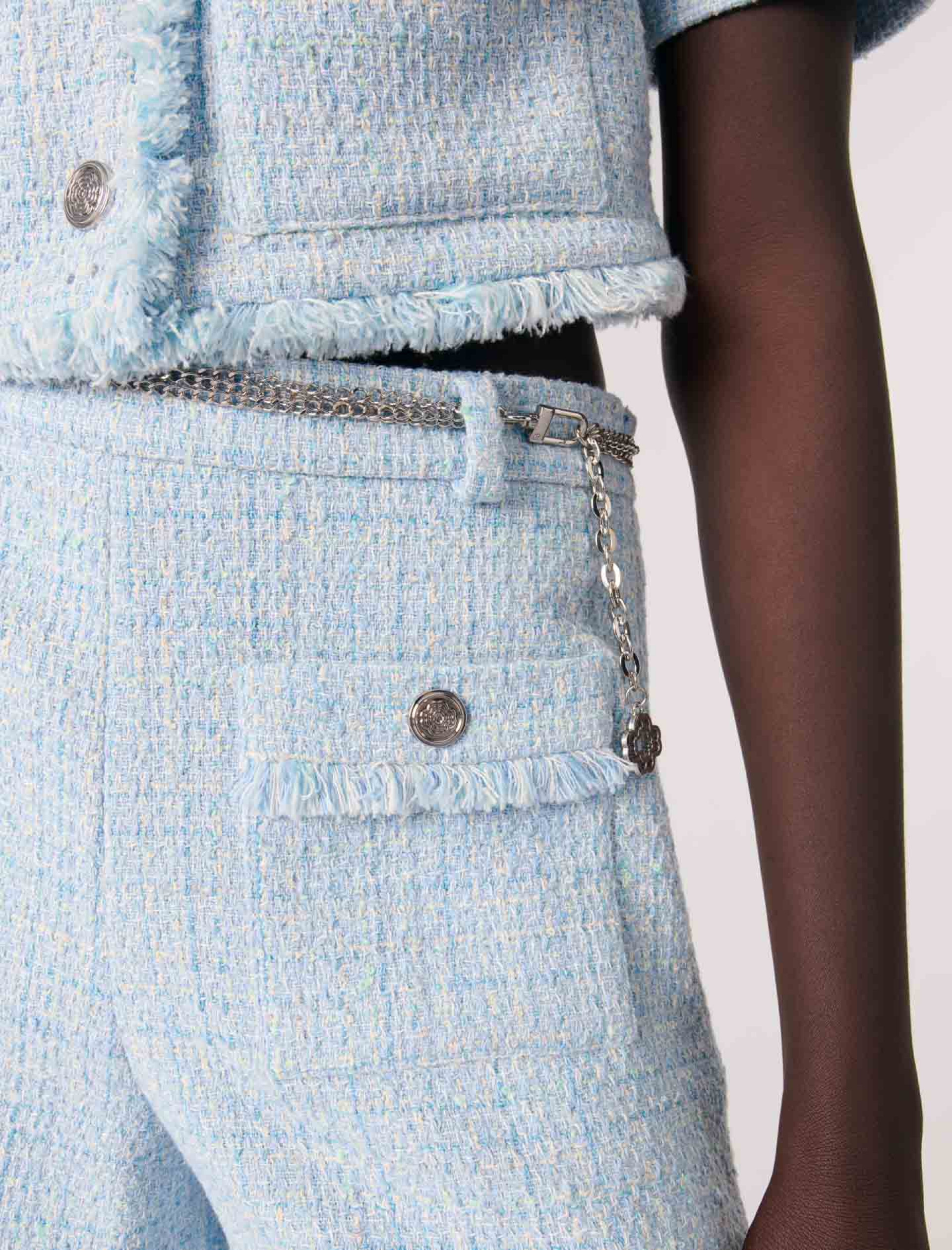 Жіночі твідові шорти