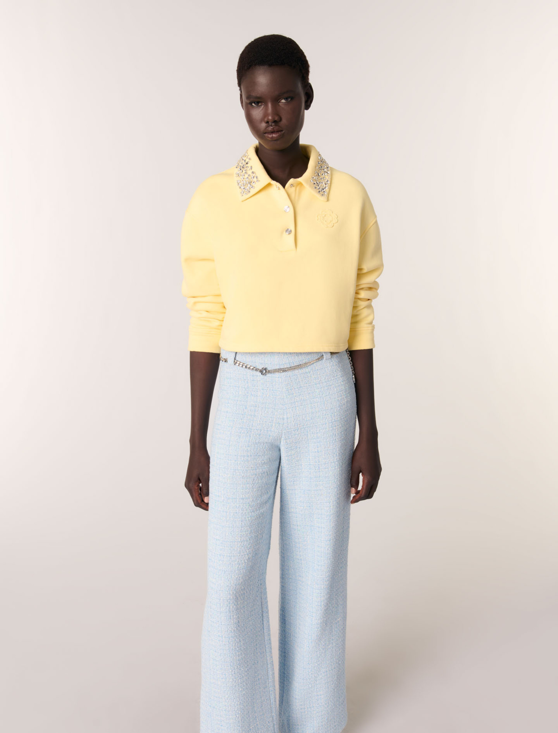 Жіночі твідові брюки з поясом Жіночі твідові брюки з поясом