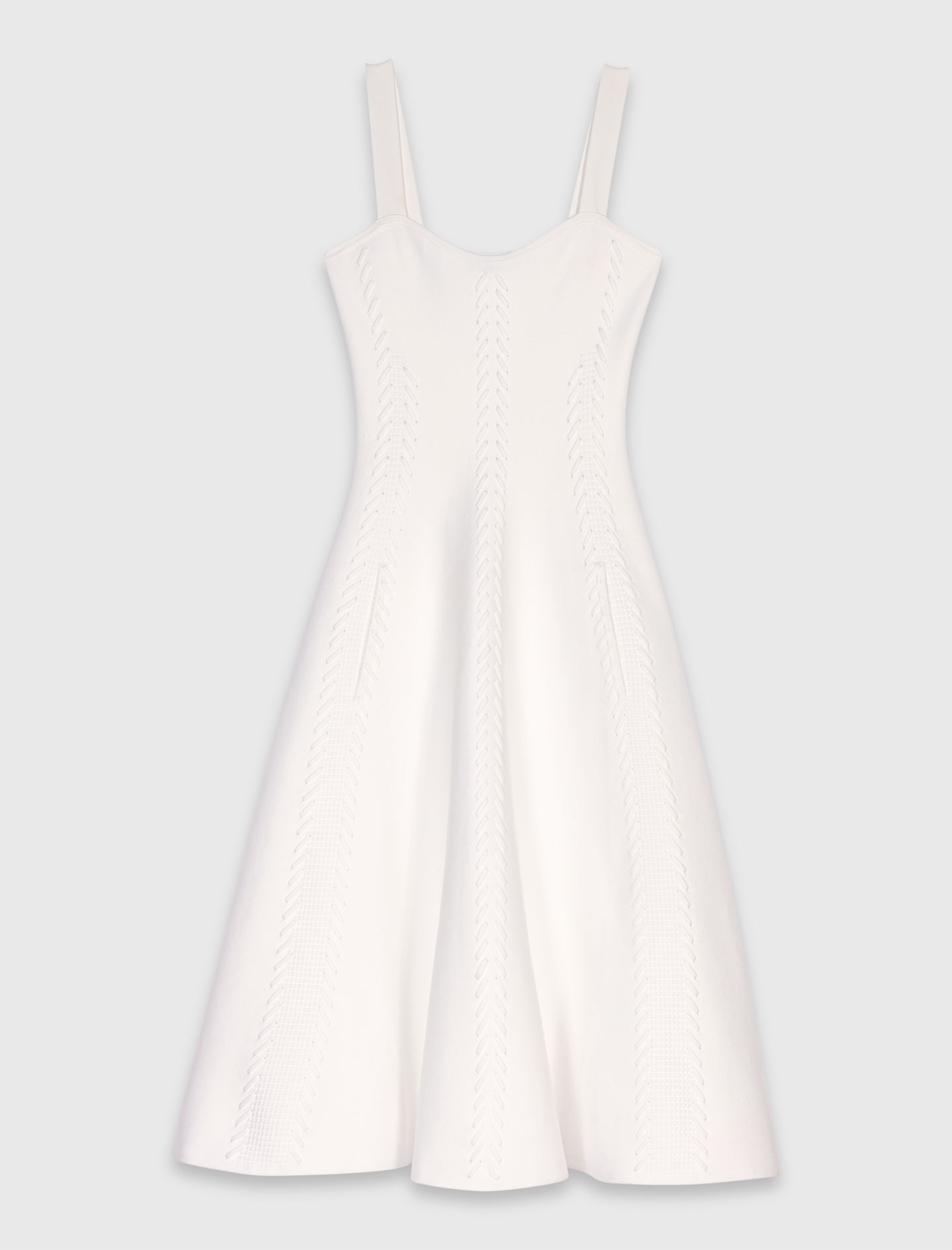 Жіноча довга в'язана сукня