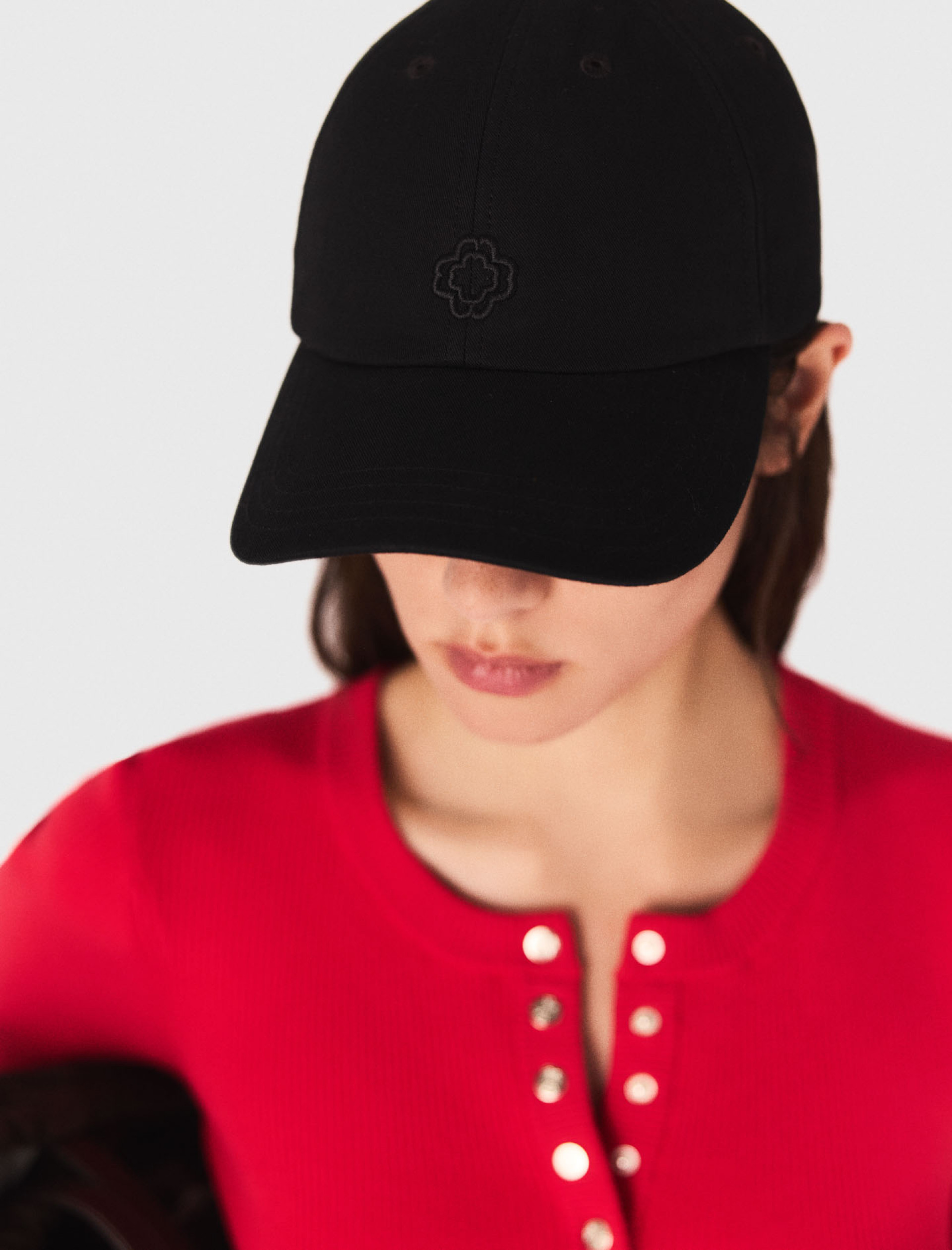 Жіноче червоне боді в рубчик