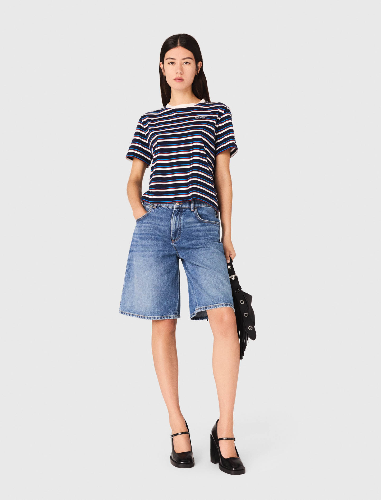 Жіноча смугаста футболка