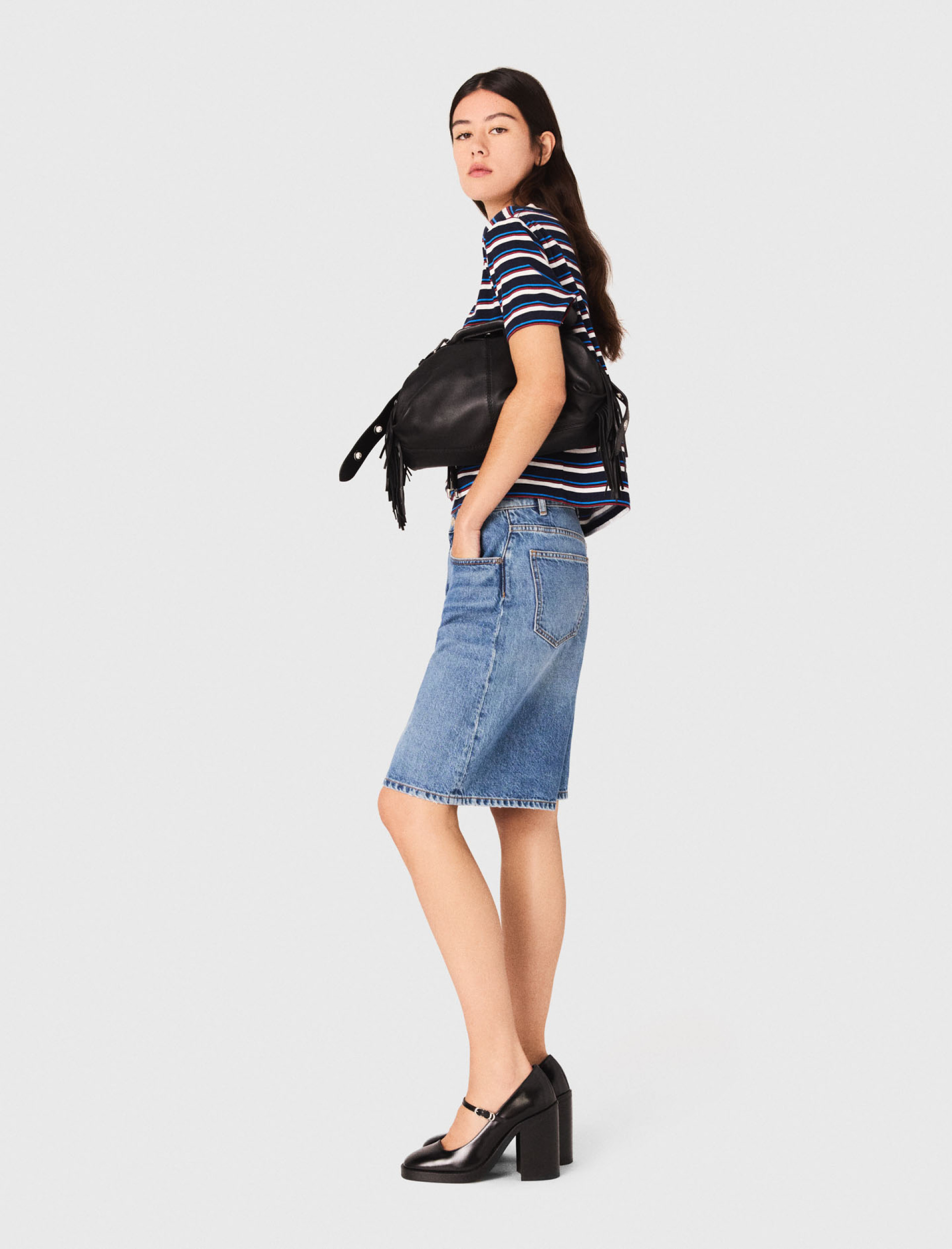 Жіноча смугаста футболка