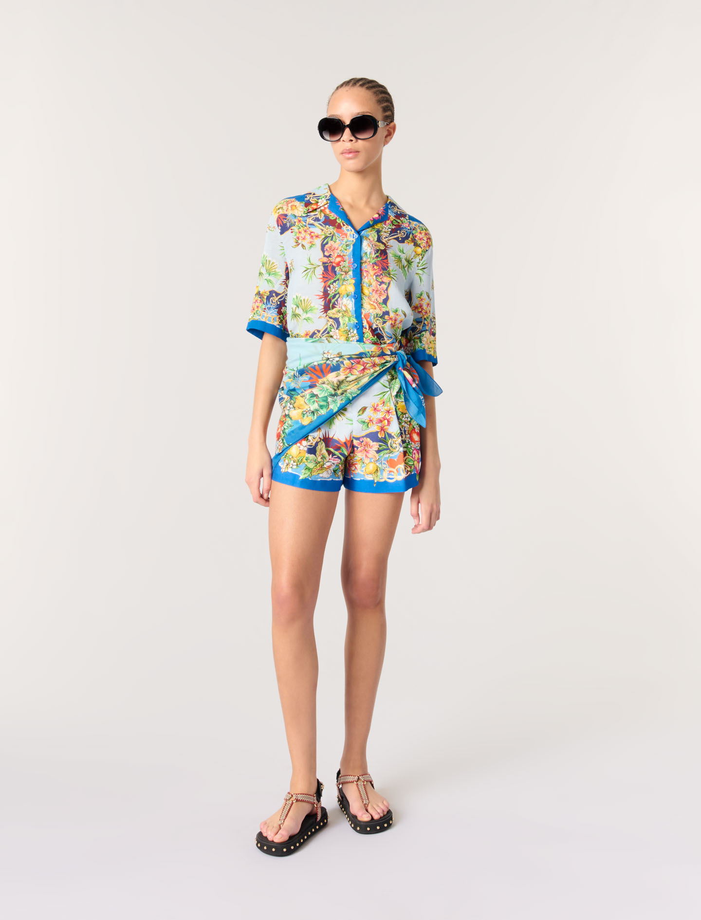 Жіночі шорти з принтом