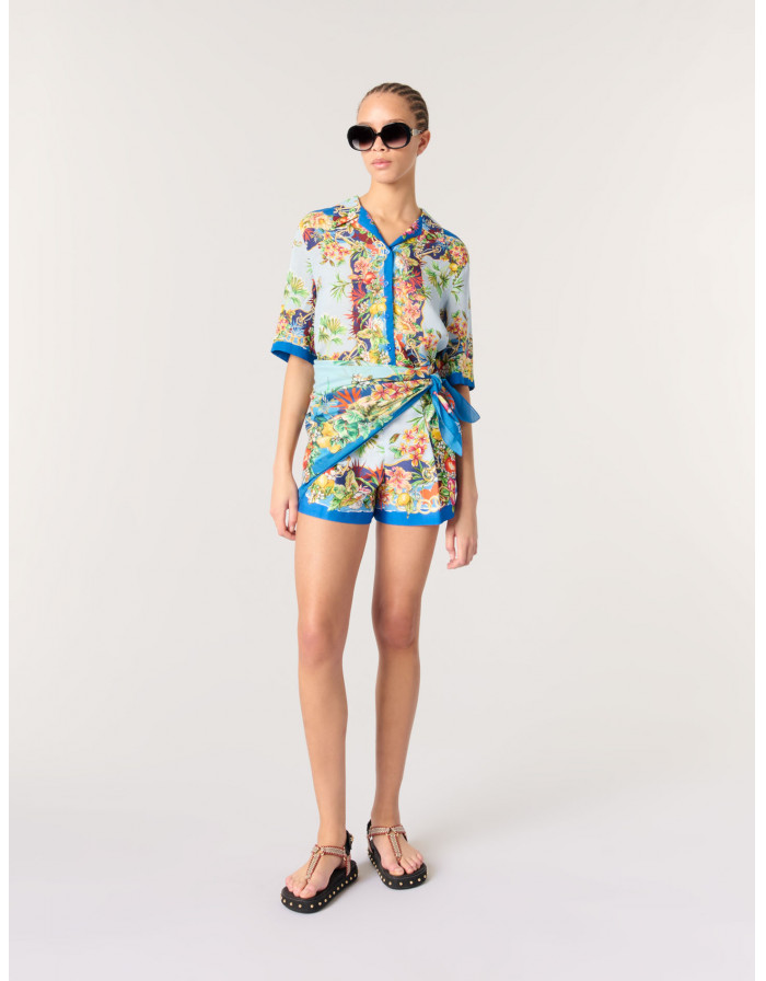 Жіночі шорти з принтом