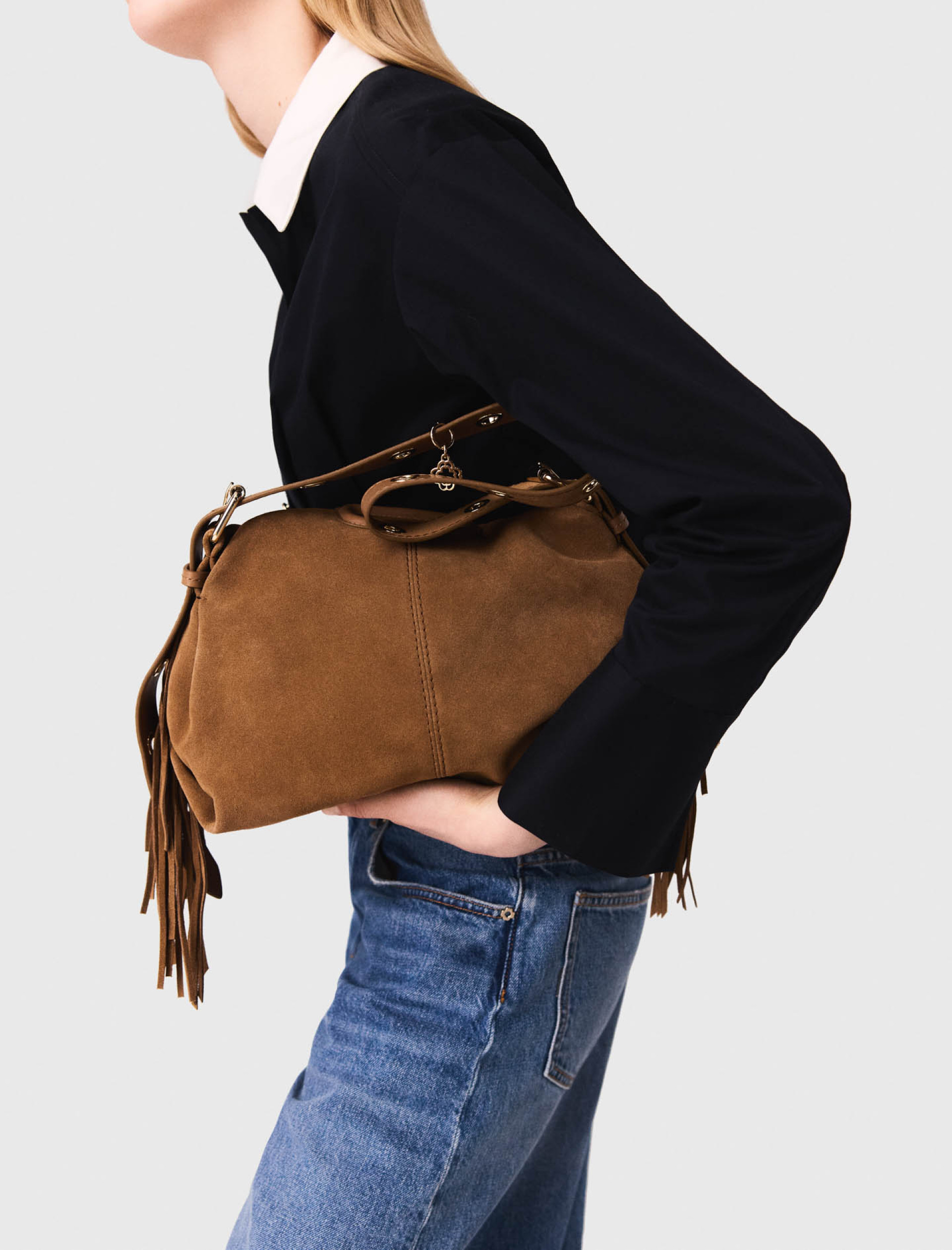 Жіноча коротка поплінова сорочка