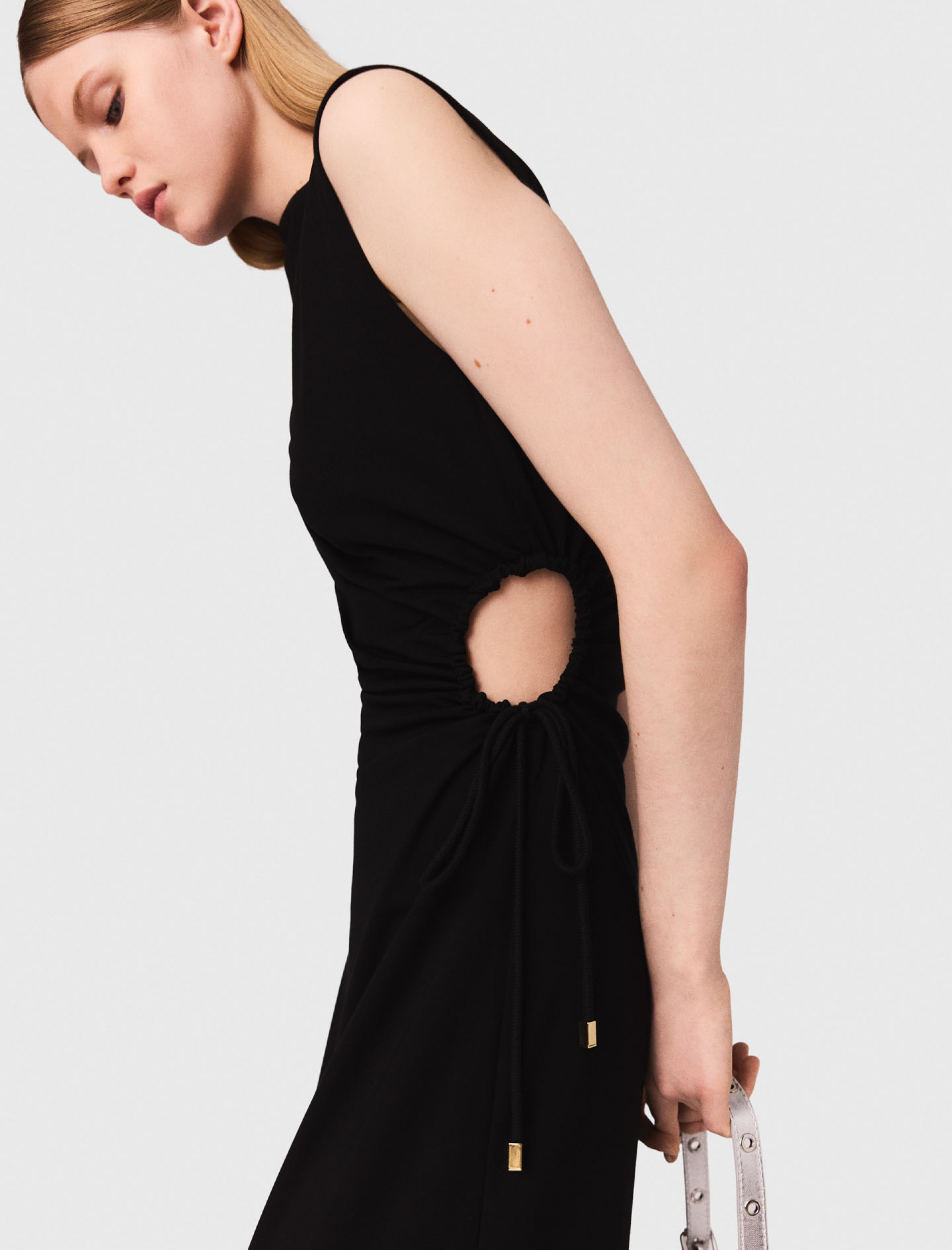 Жіноча сукні максі з вирізом на талії