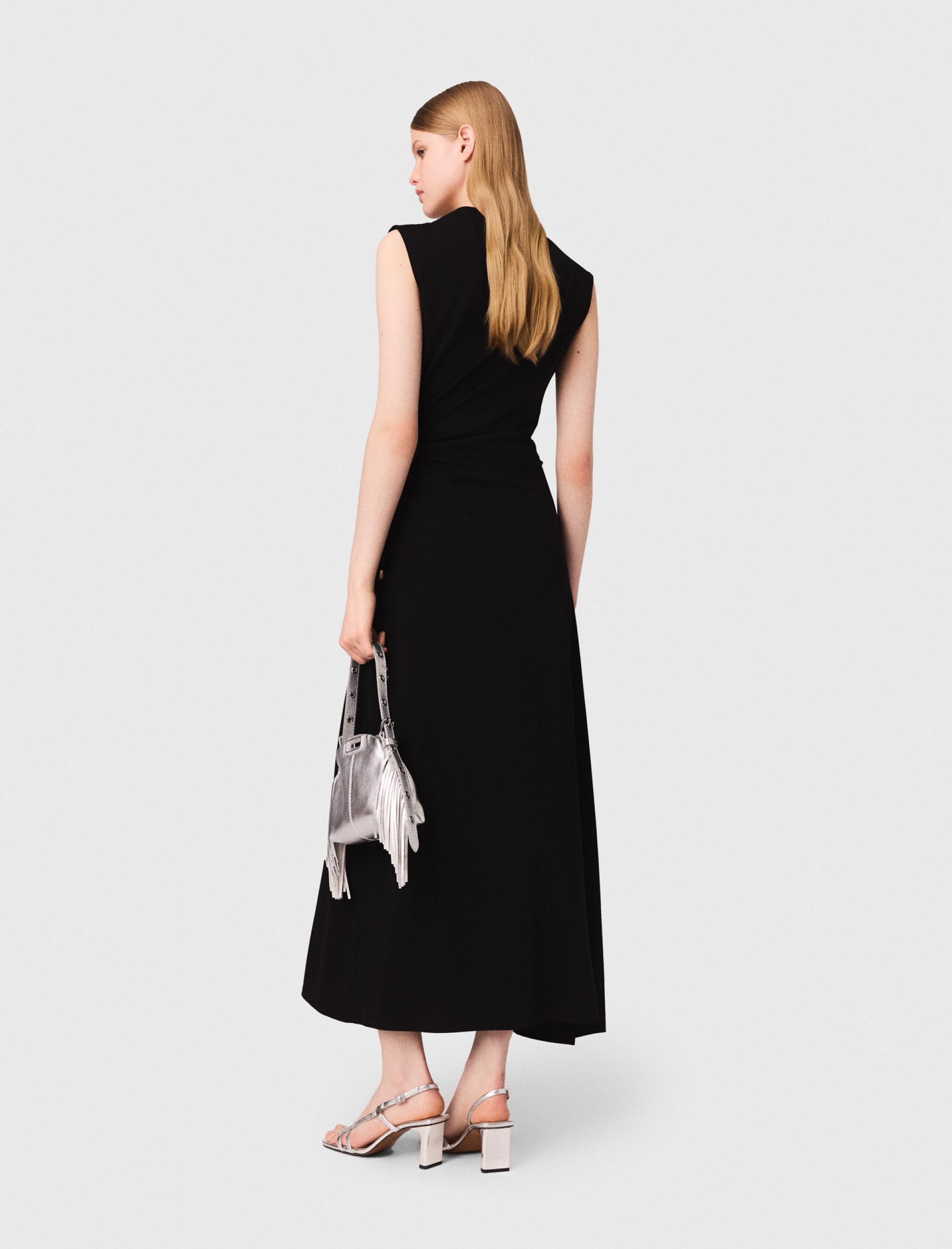 Жіноча сукні максі з вирізом на талії