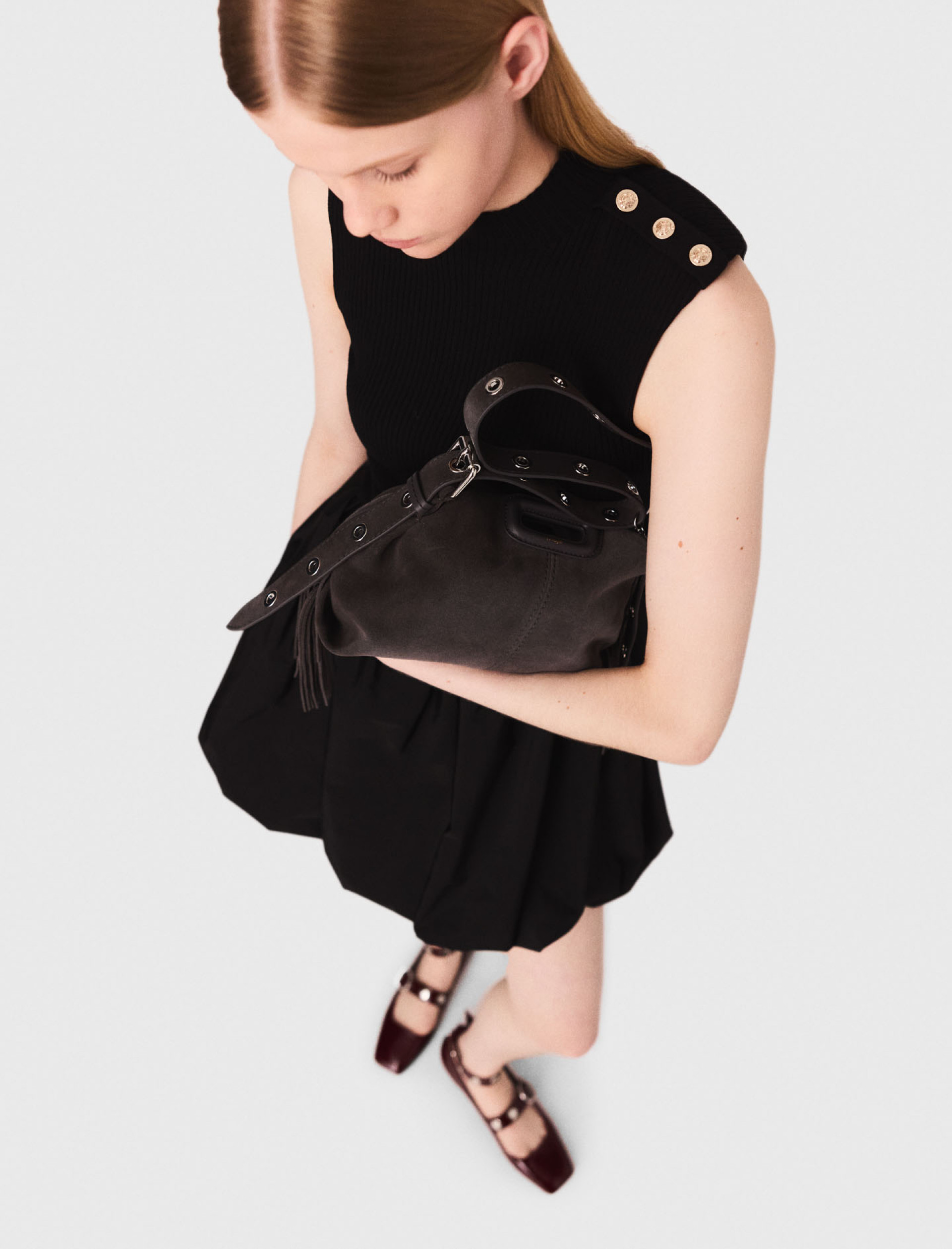 Жіноча коротка сукня з трикотажу і тафти