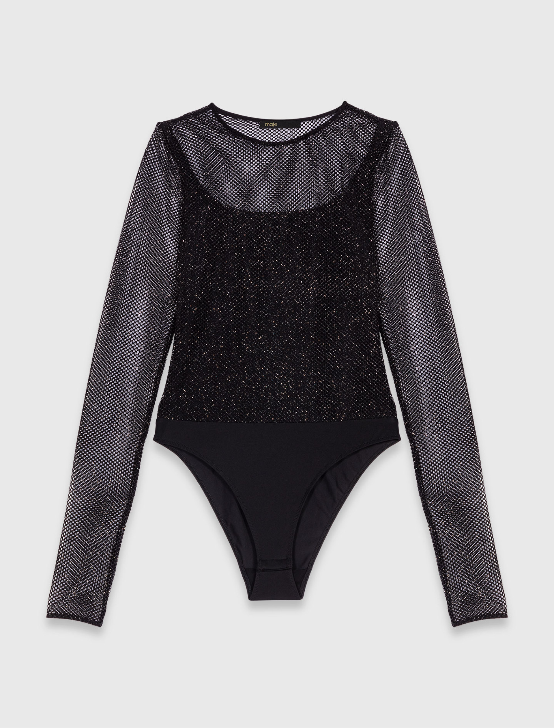 Женский боди из блестящего джерси Женский боди из блестящего джерси