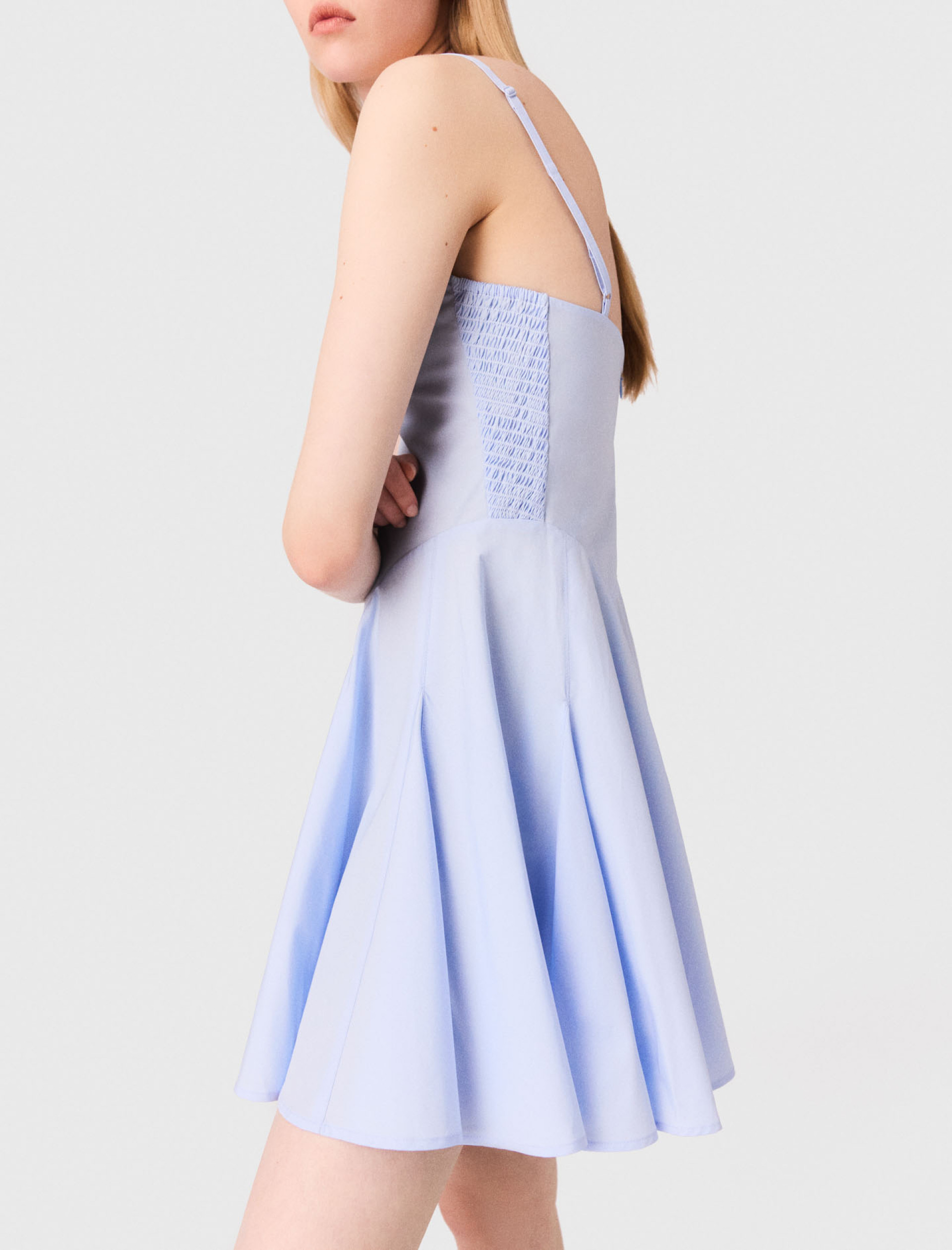 Женский голубой сарафан