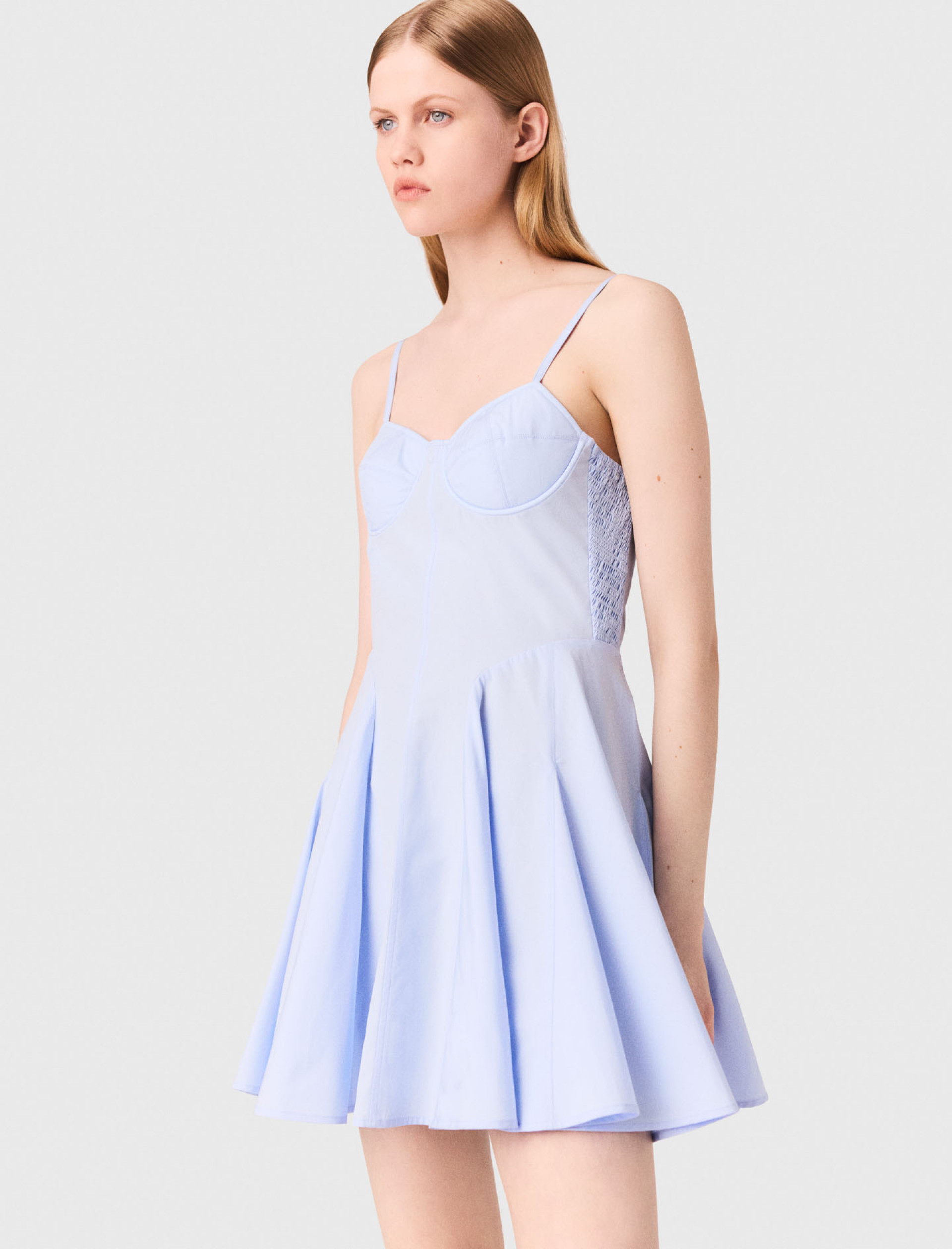 Женский голубой сарафан