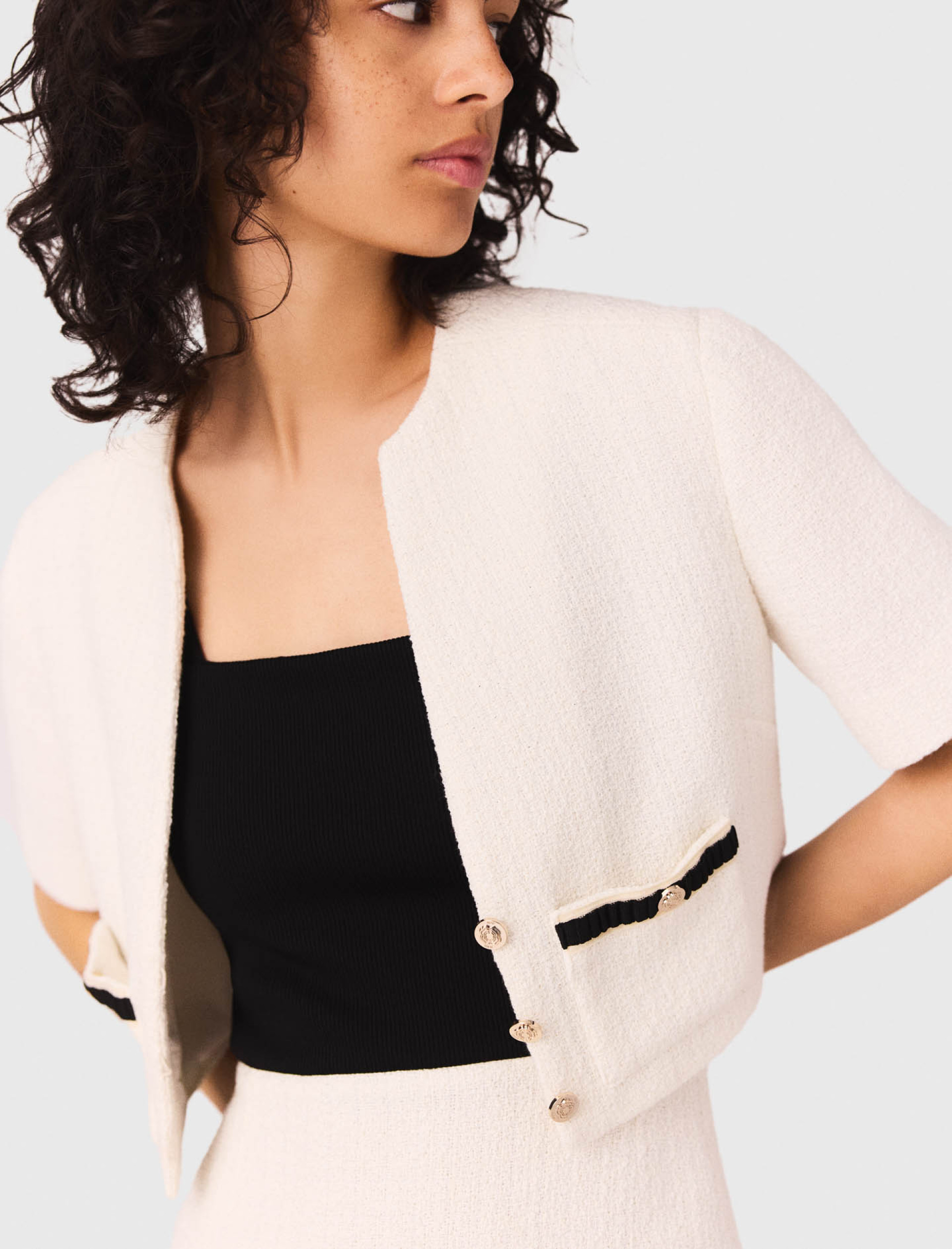 Женское платье из твида 2-в-1