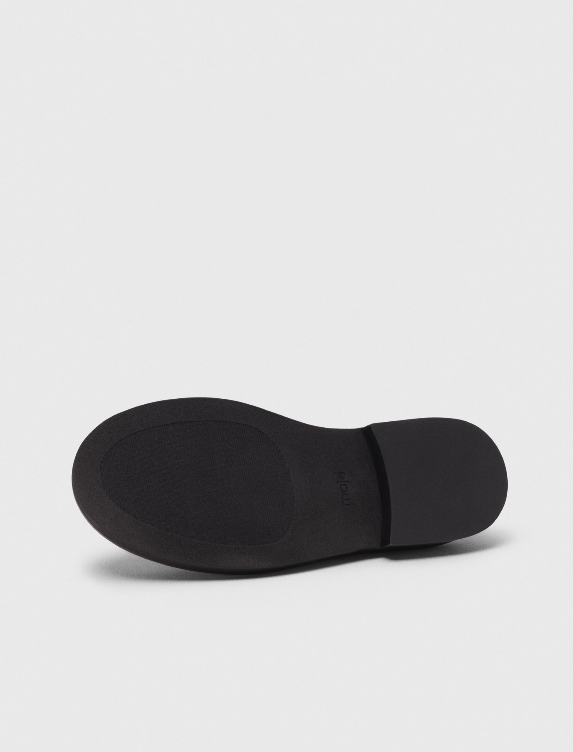 Жіночі бордові лофери з матової шкіри