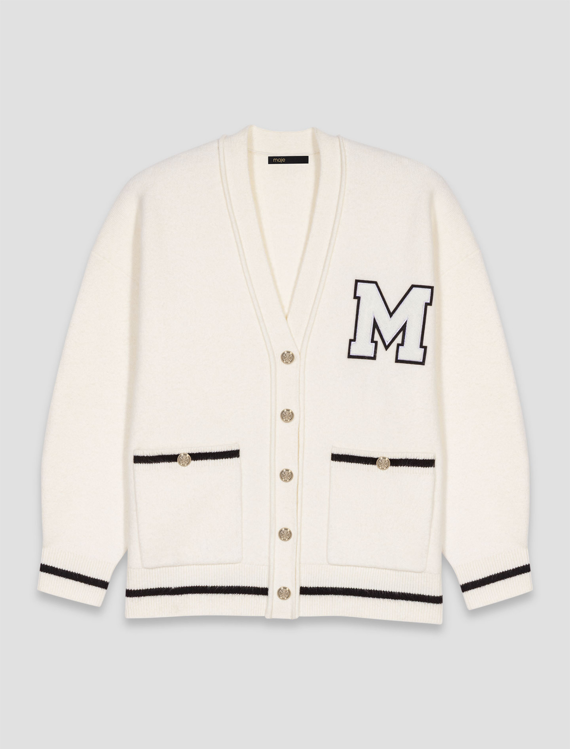 Женский длинный кардиган с вышивкой