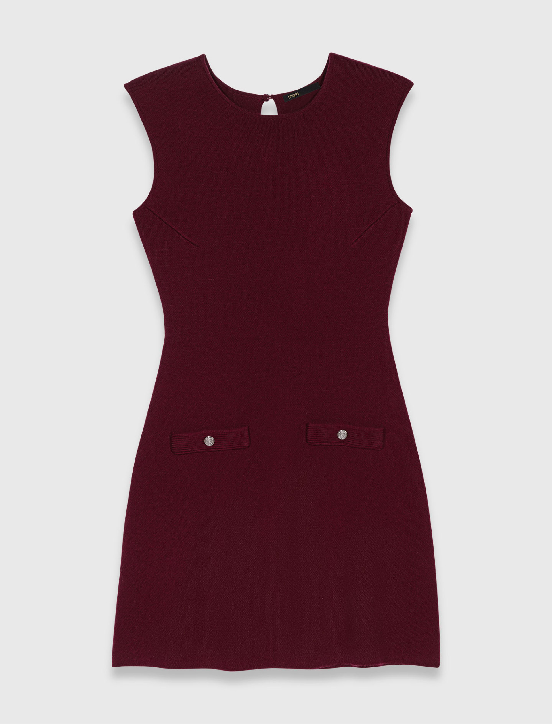 Женское трикотажное платье со съемным свитером