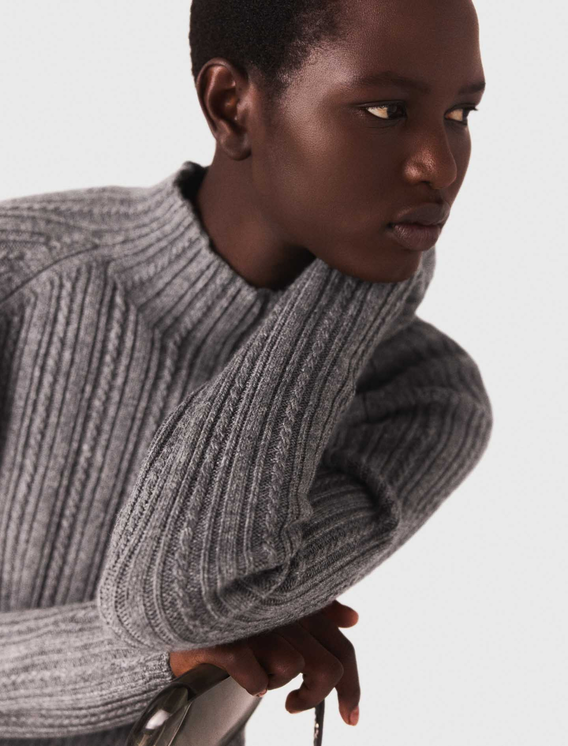 Женское трикотажное платье со съемным джемпером 