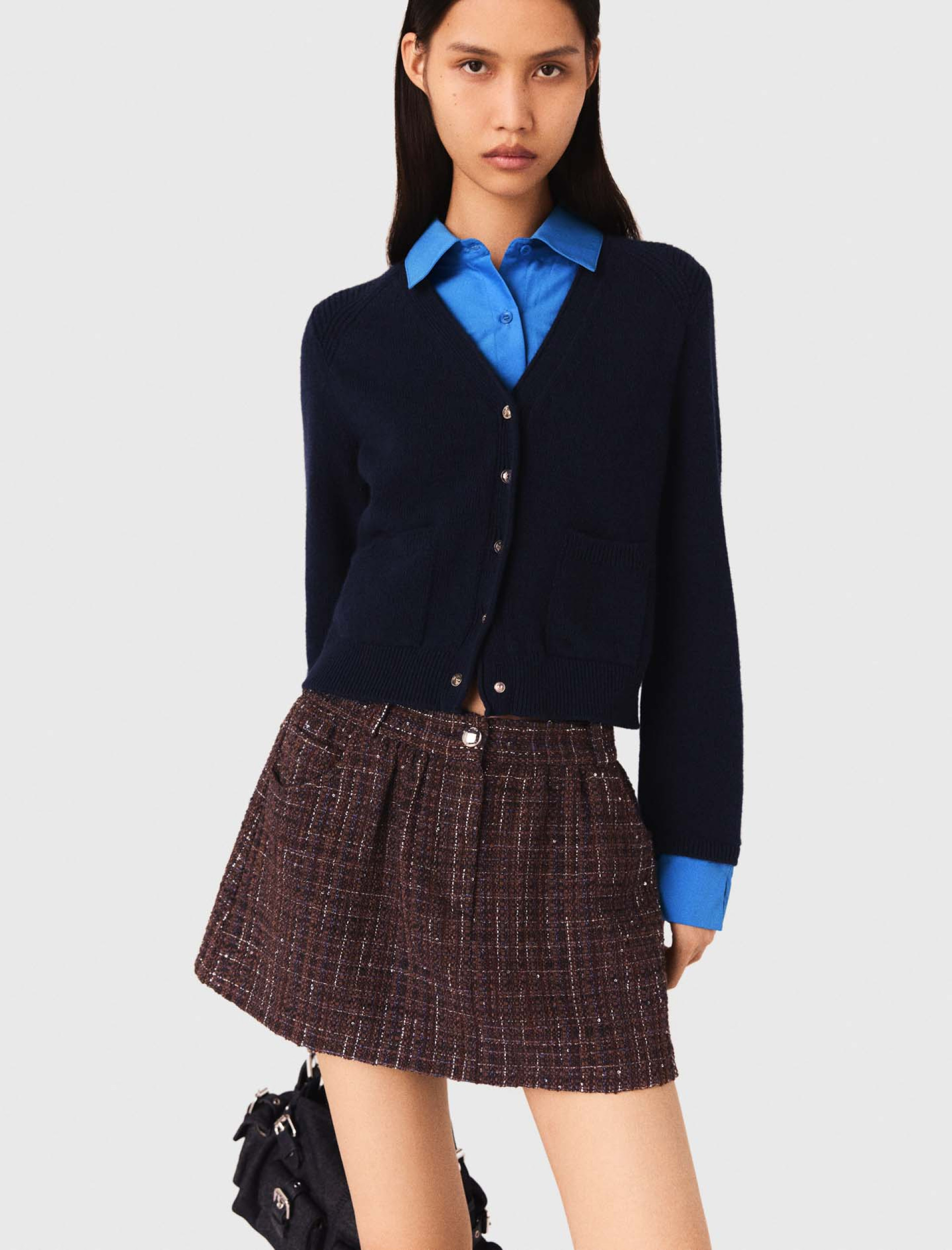 Жіночий кардиган зі з'ємними деталями