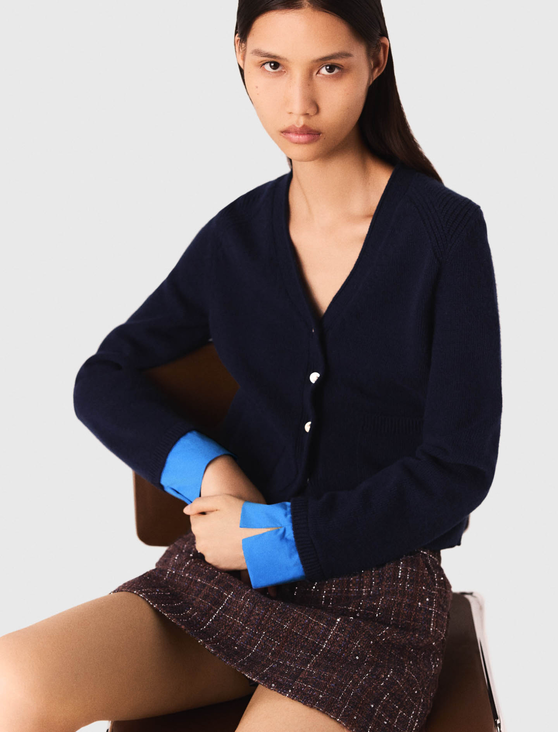 Жіночий кардиган зі з'ємними деталями