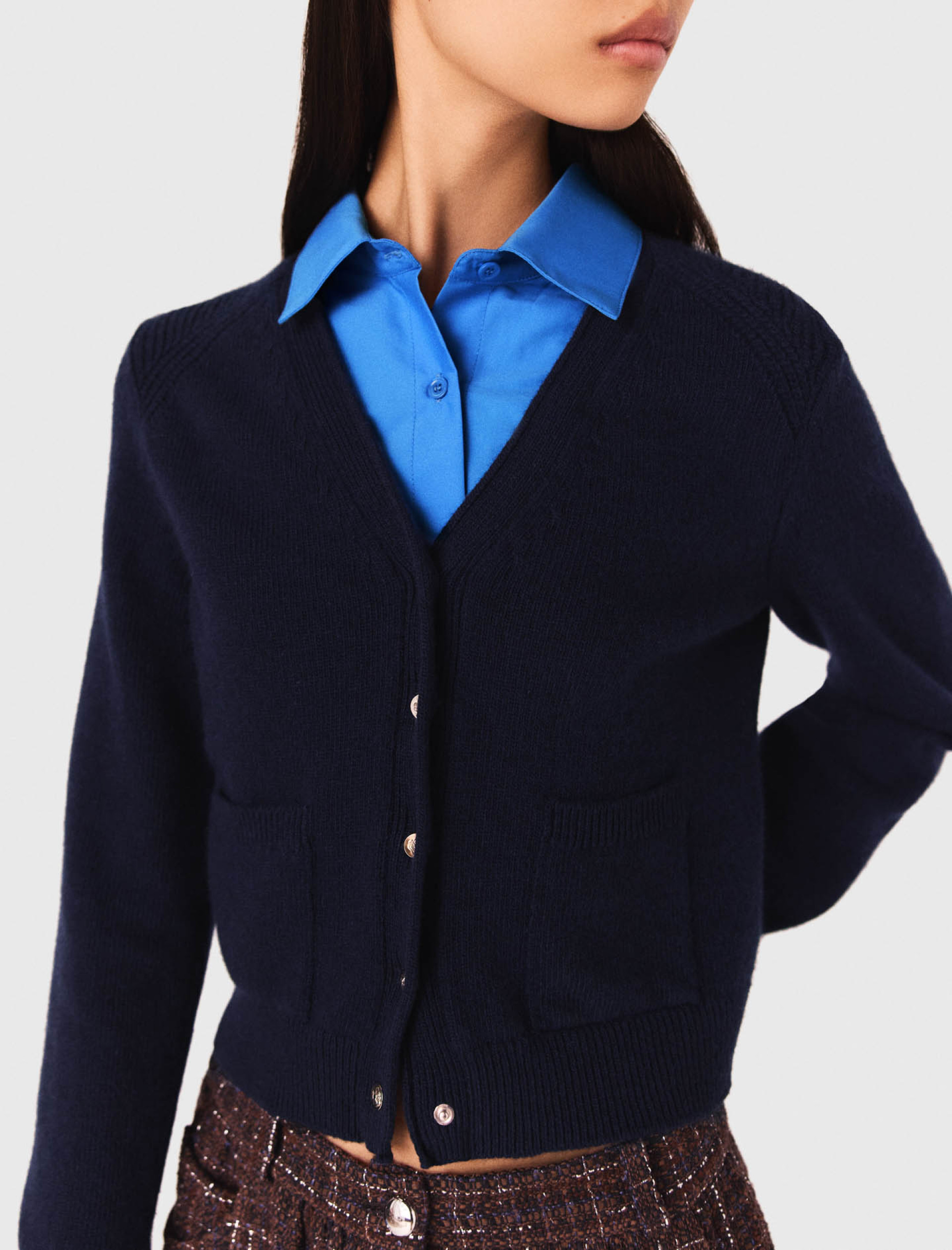 Жіночий кардиган зі з'ємними деталями