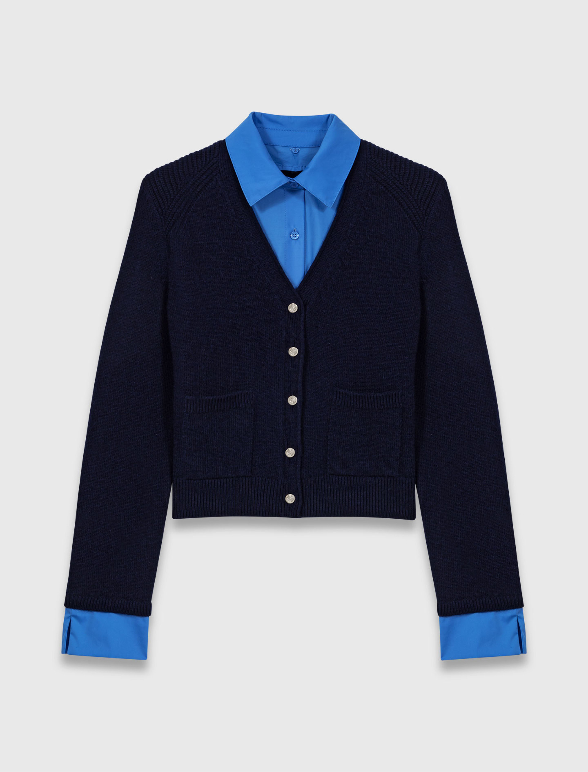 Жіночий кардиган зі з'ємними деталями