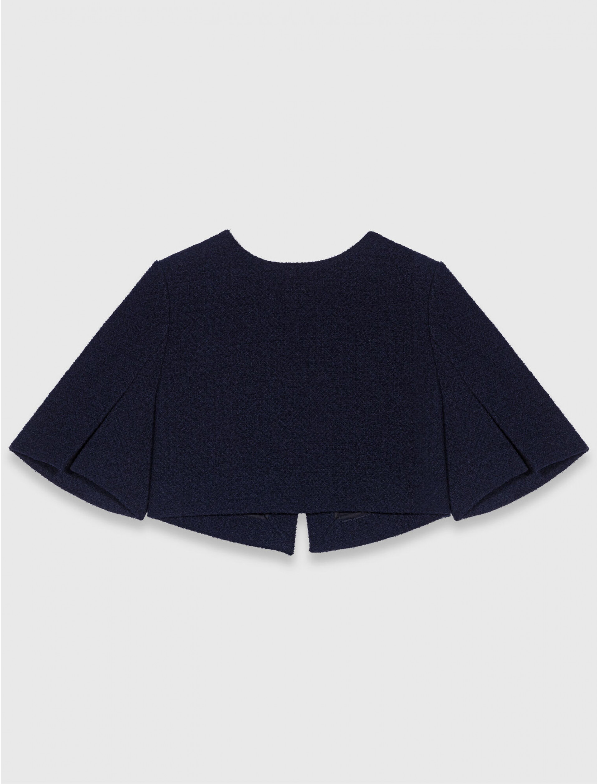 Жіноча синя сукня з твіду 2-в-1