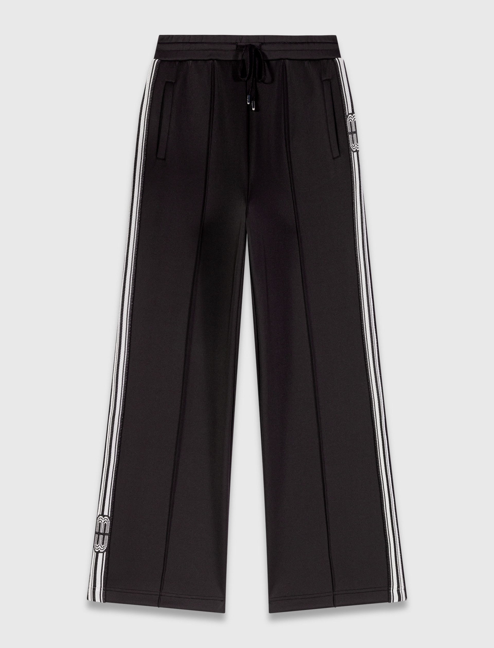 Жіночі коричневі брюки з лампасами Жіночі коричневі брюки з лампасами