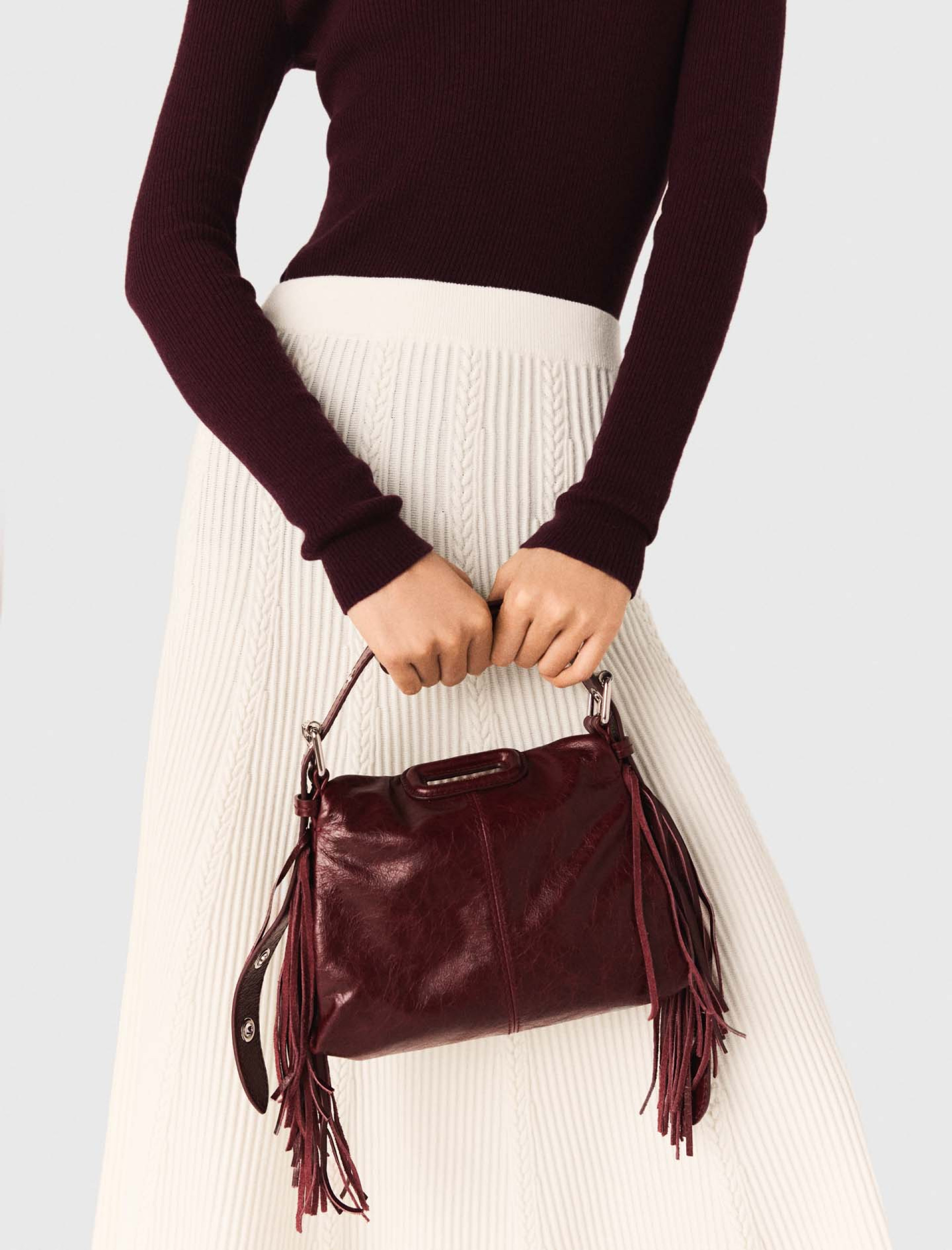 Женская длинная трикотажная юбка