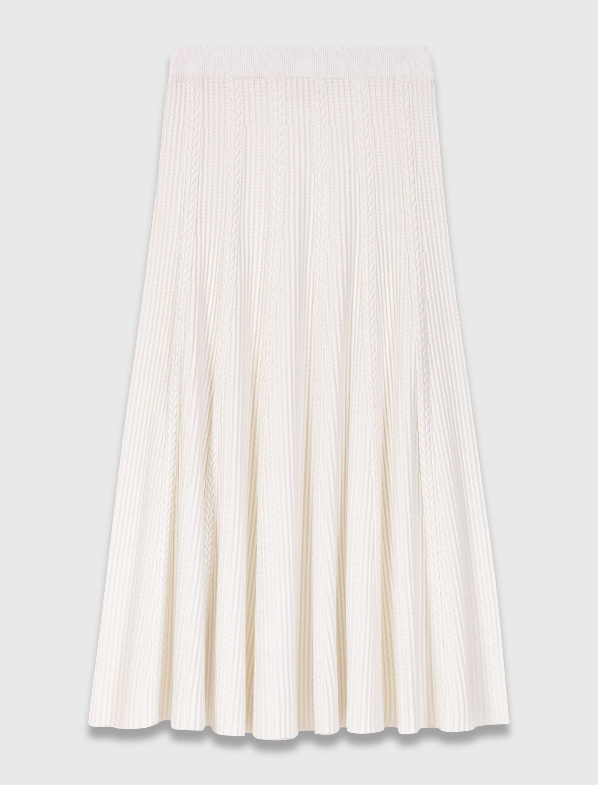 Женская длинная трикотажная юбка