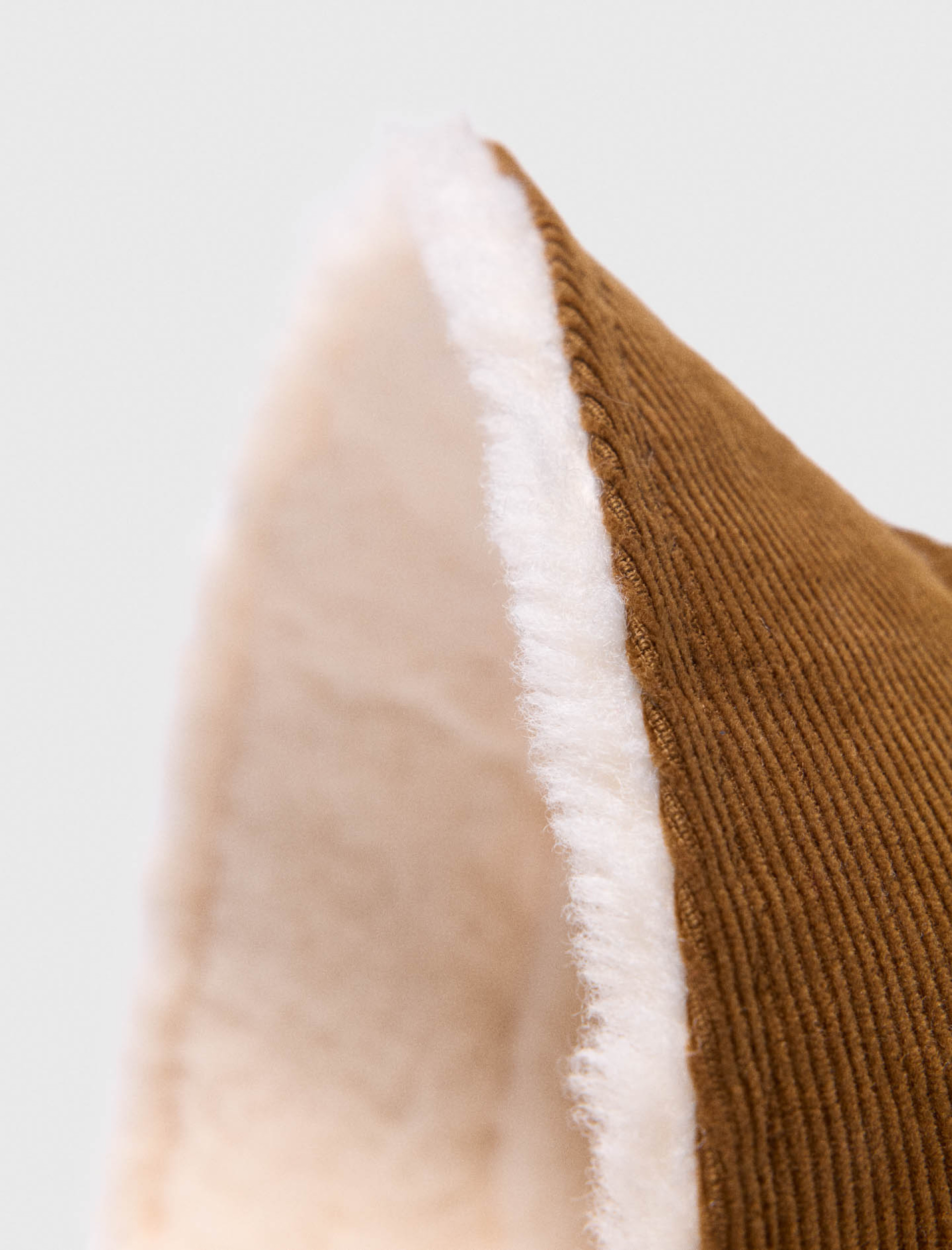 Женская коричневая вельветовая панама