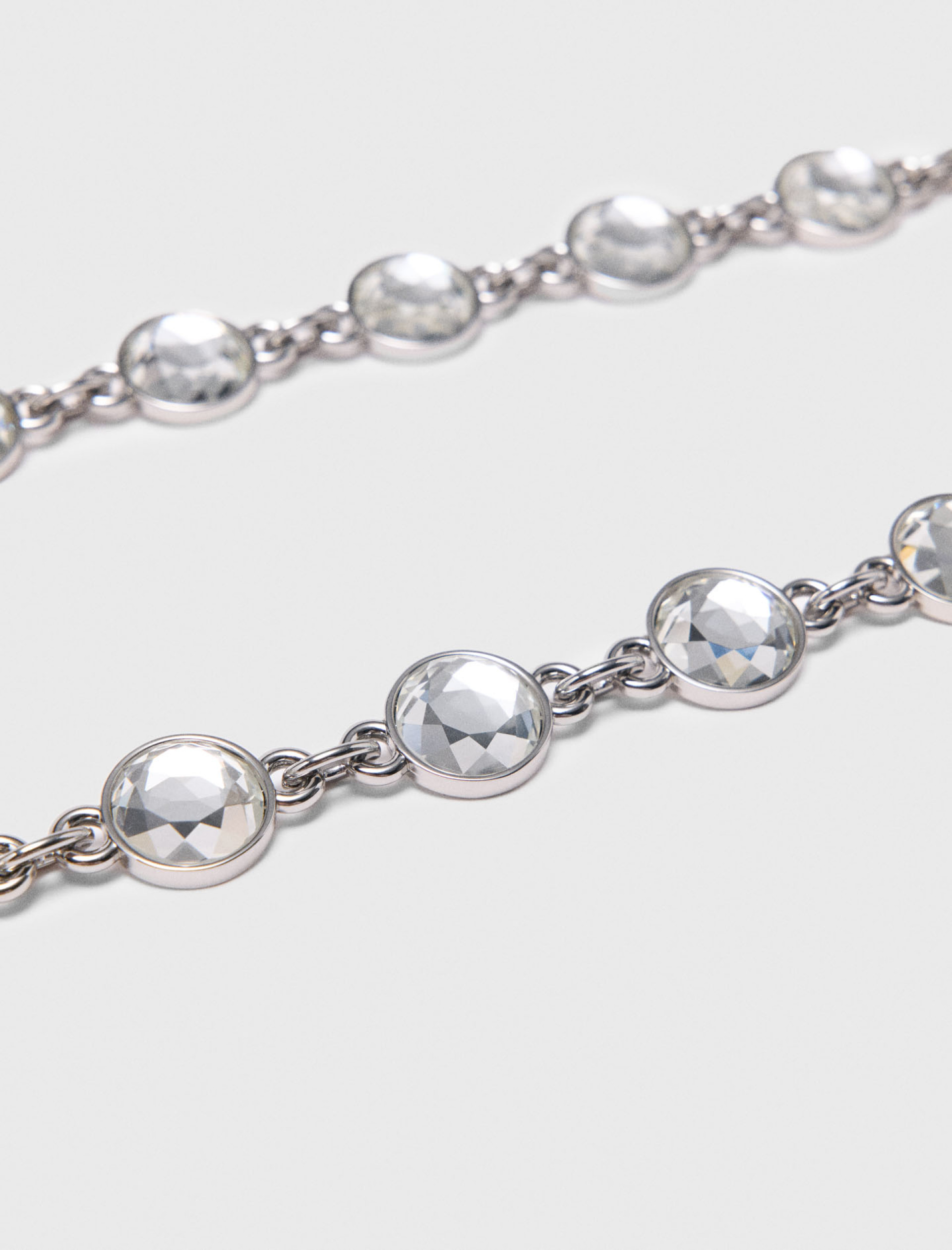 Жіночий ремінь-ланцюжок зі стразами