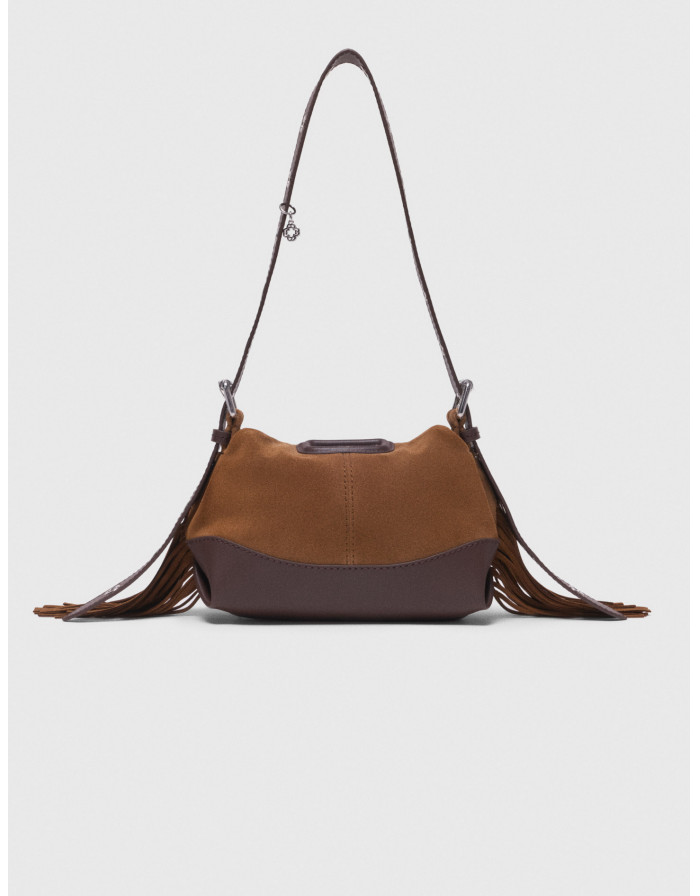 Женская мини-сумочка Miss M из кожи и замши