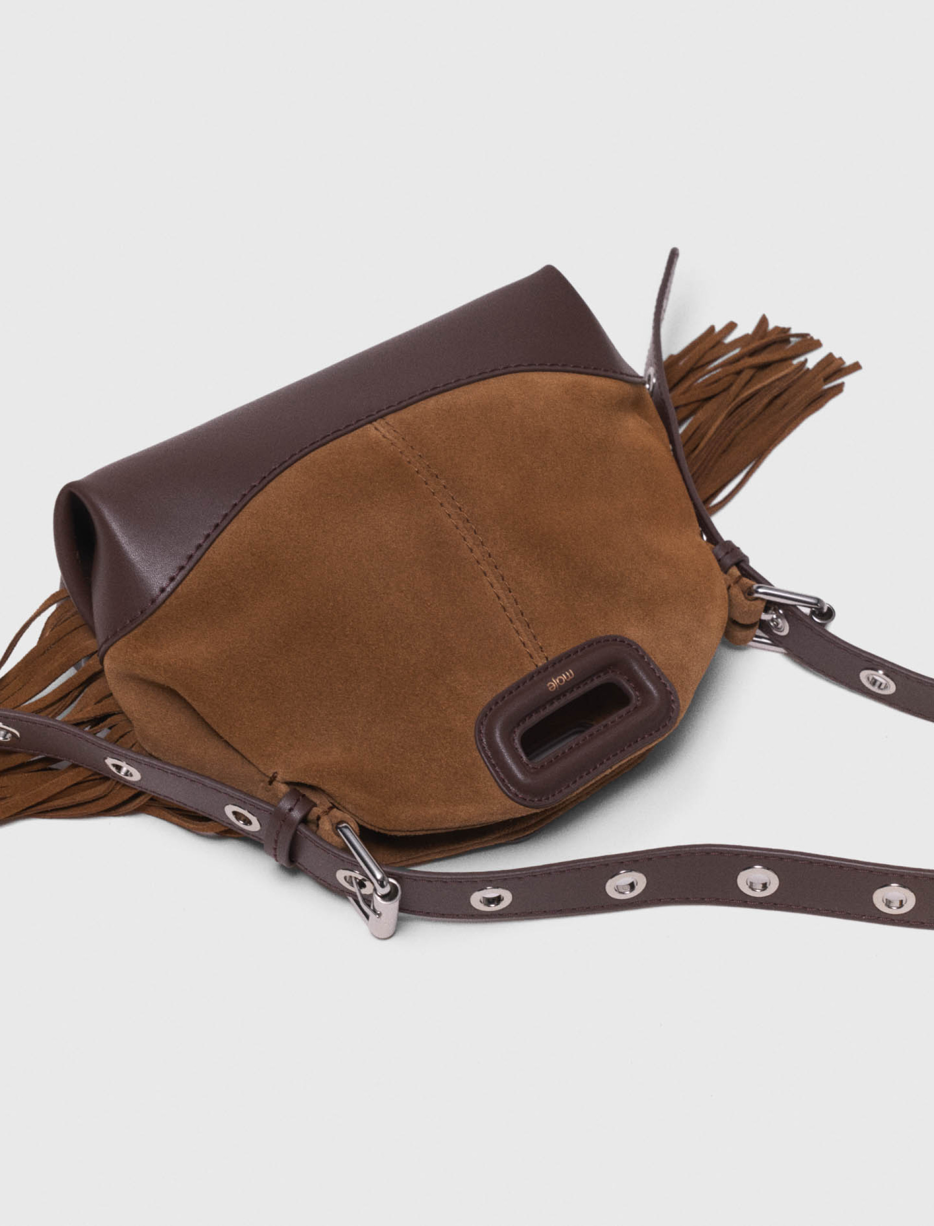 Женская мини-сумочка Miss M из кожи и замши Женская мини-сумочка Miss M из кожи и замши