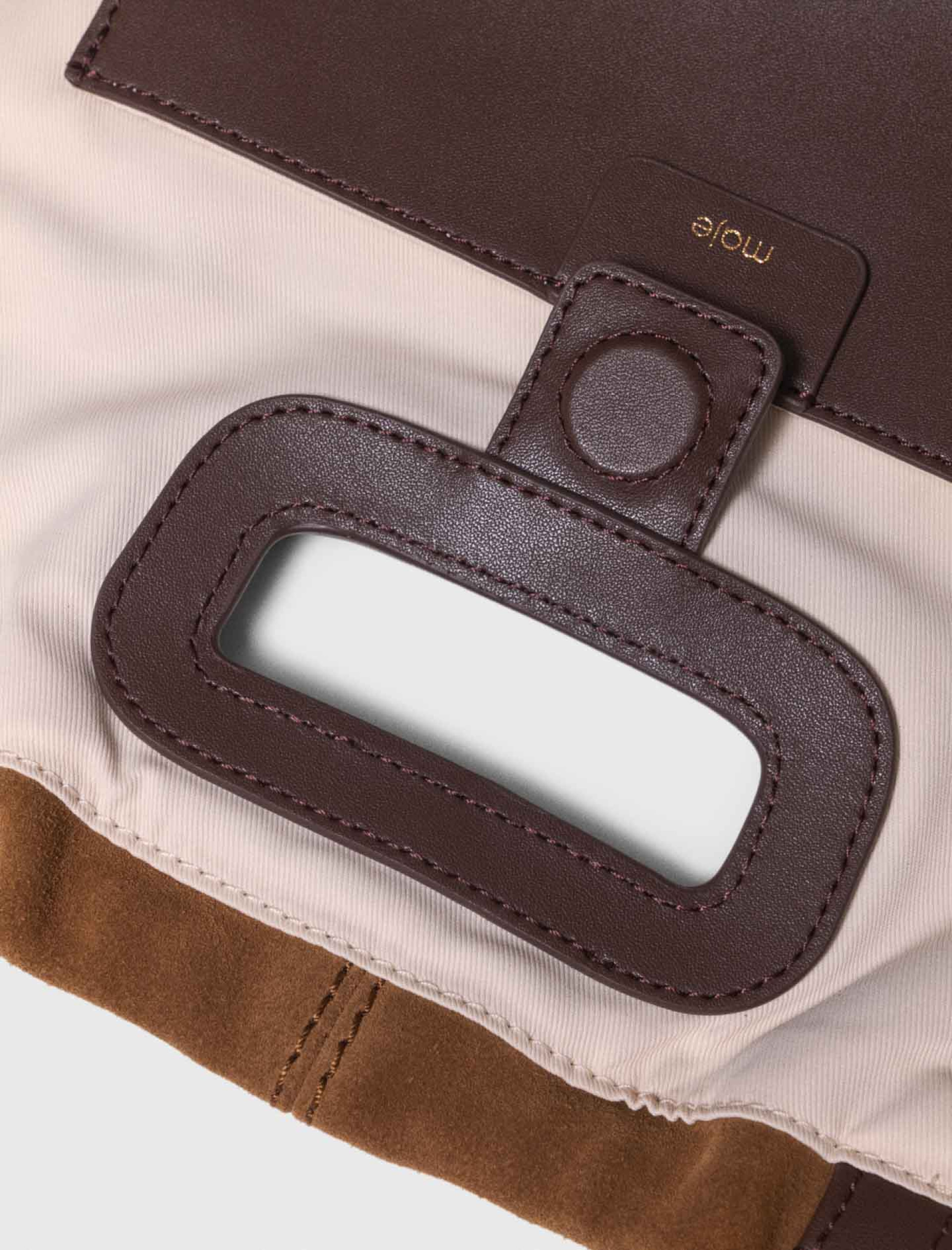 Женская сумка-тоут M из кожи и замши Женская сумка-тоут M из кожи и замши