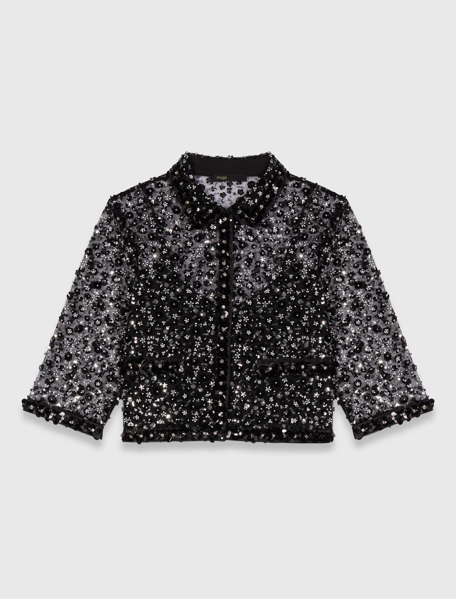 Женская блуза с цветочным узором Женская блуза с цветочным узором