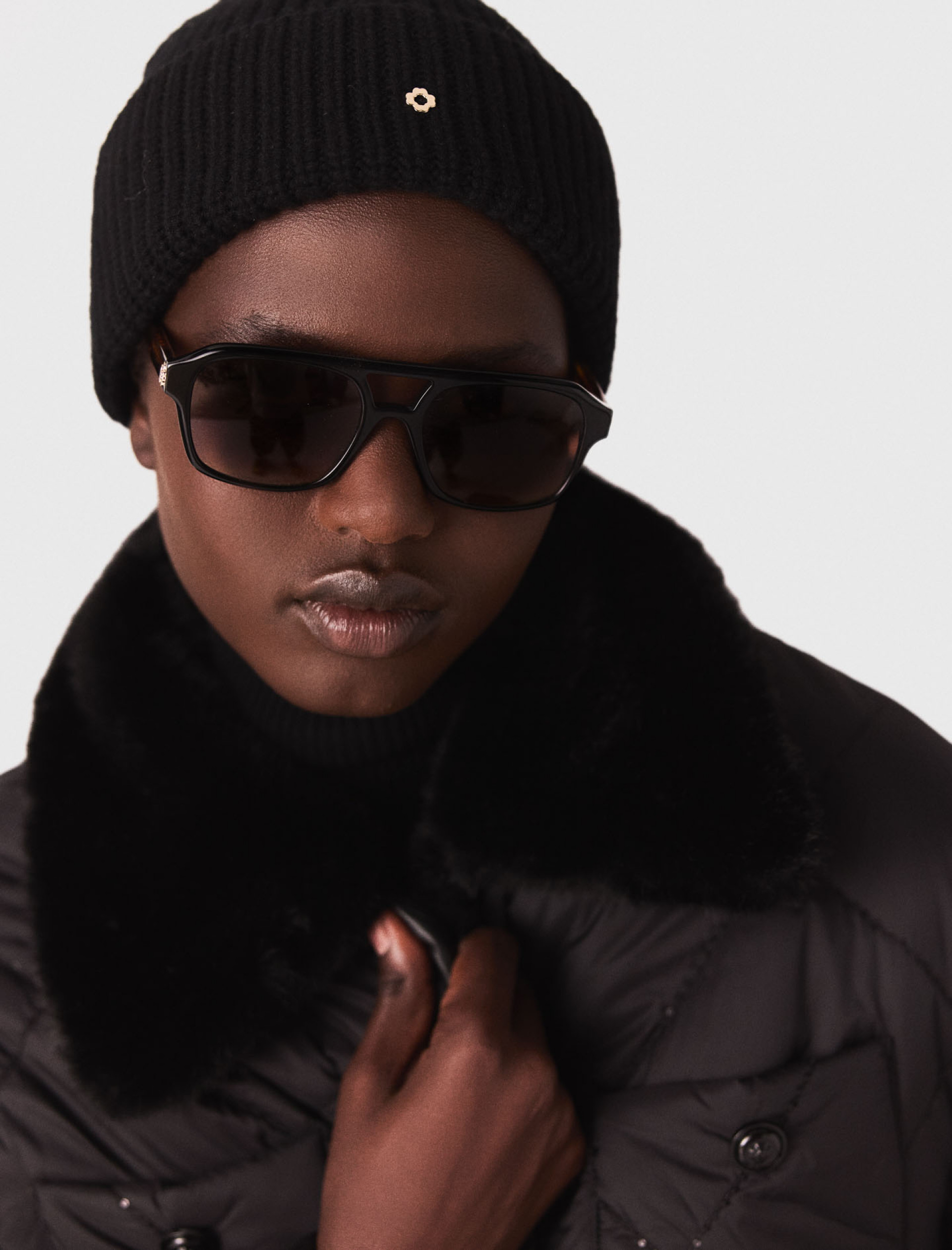 Жіноча двостороння куртка-пуховик з паєтками