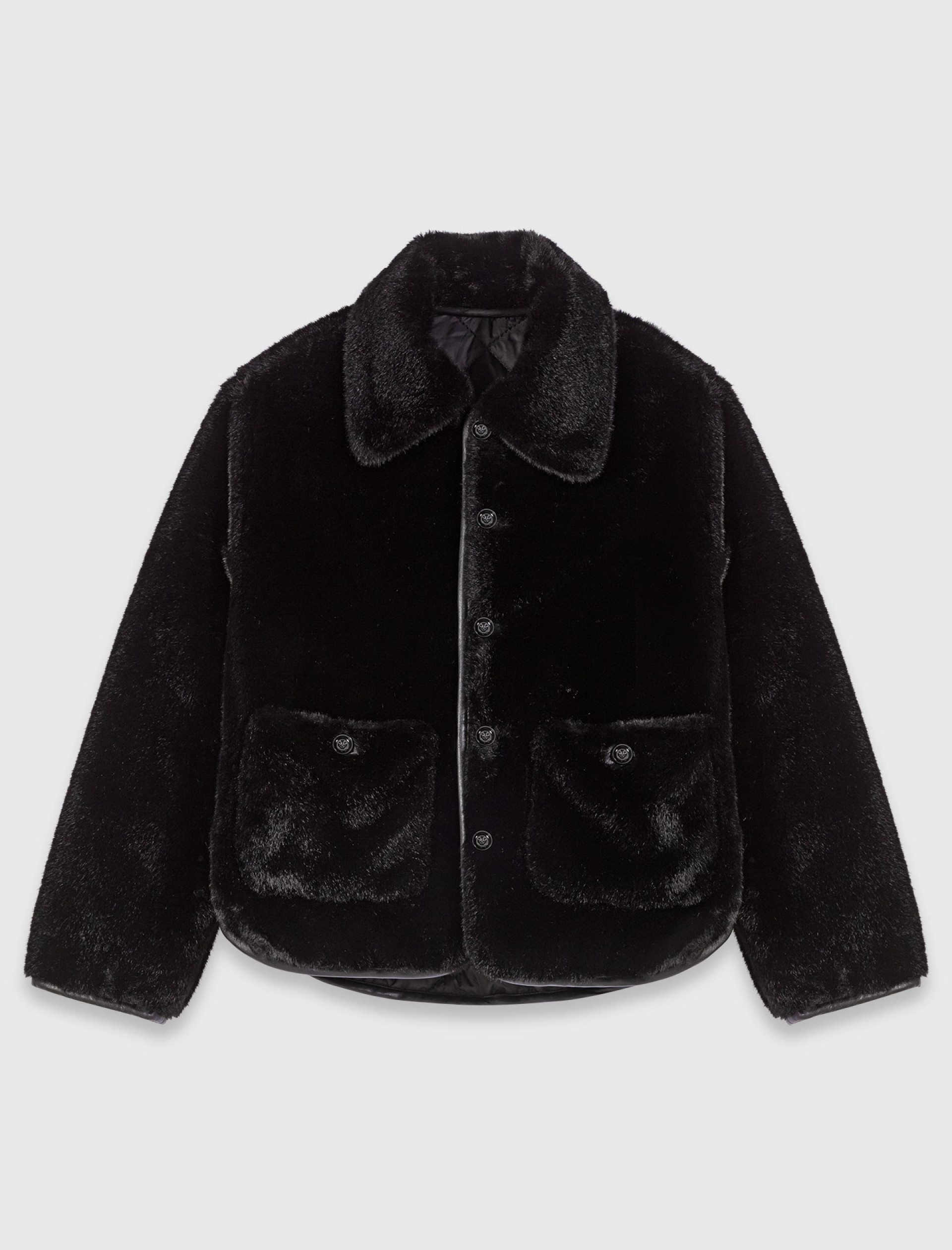 Жіноча двостороння куртка-пуховик з паєтками