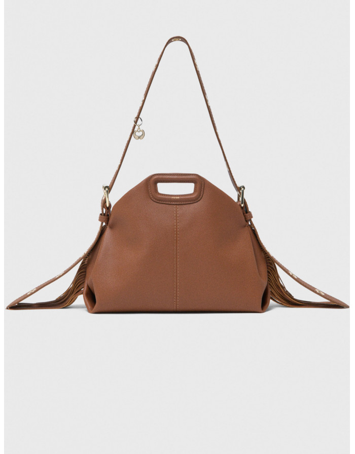 Женская коричневая сумка Miss M из зернистой кожи