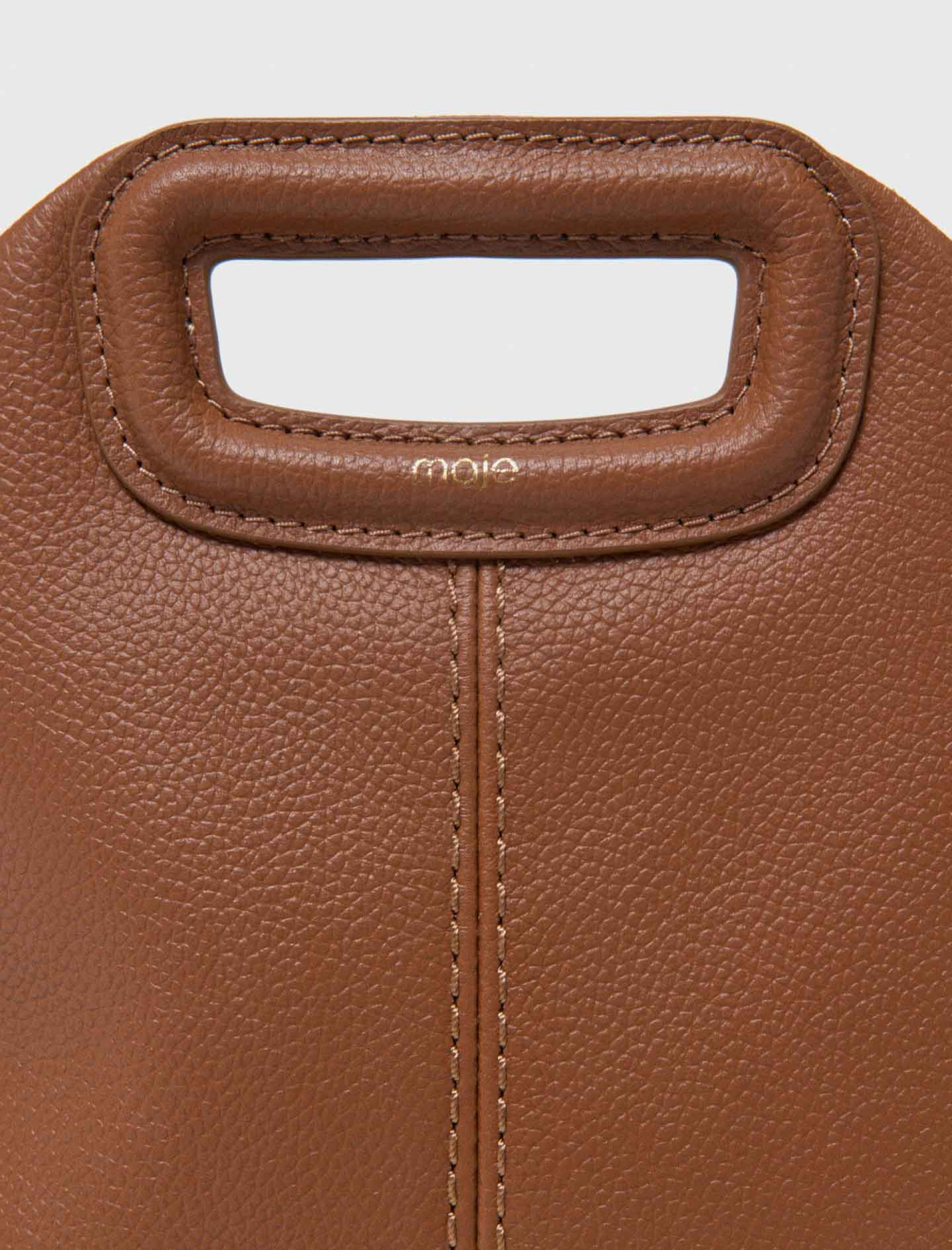 Женская коричневая сумка Miss M из зернистой кожи