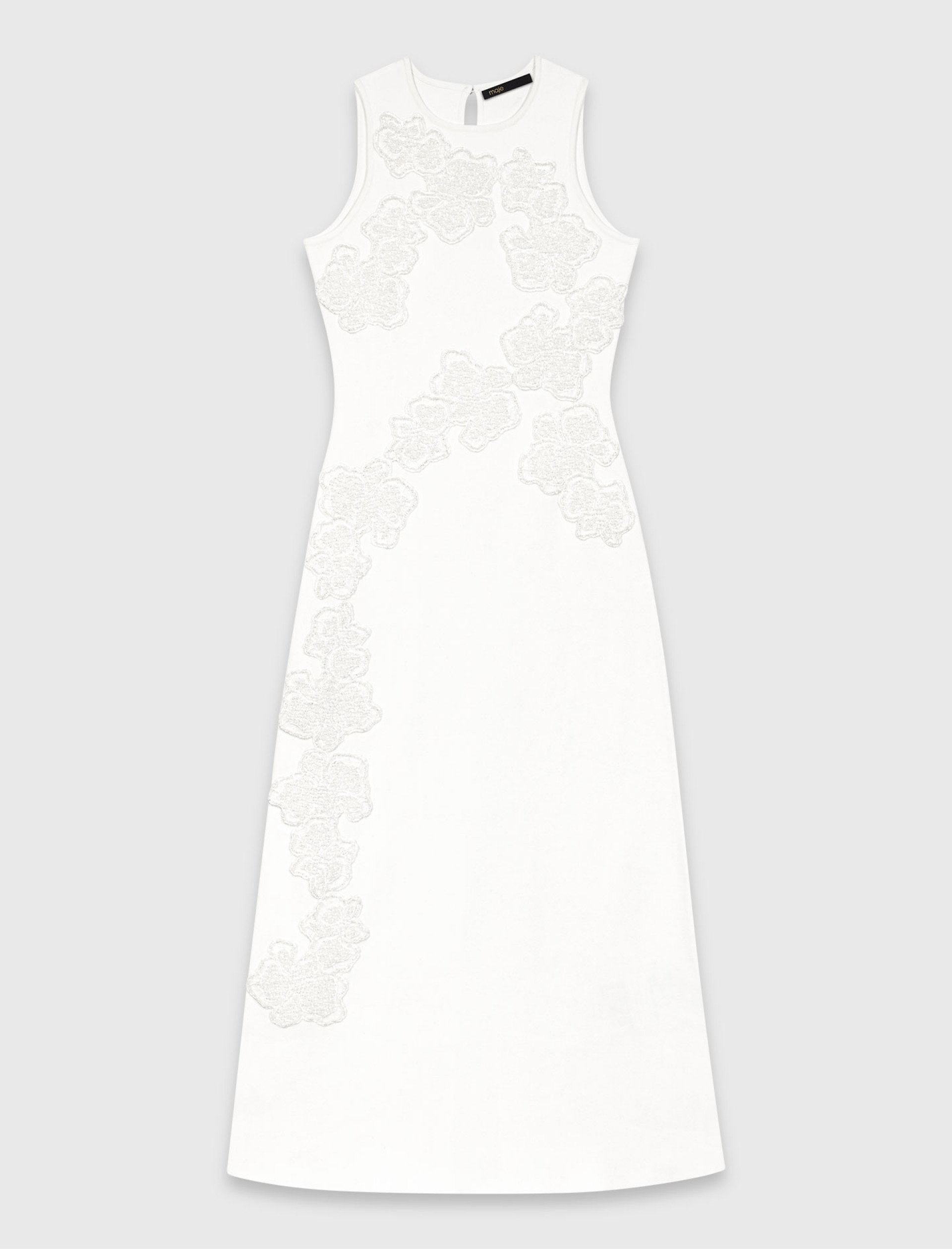 Жіноча сукня з квітковим візерунком, розшита бісером Жіноча сукня з квітковим візерунком, розшита бісером