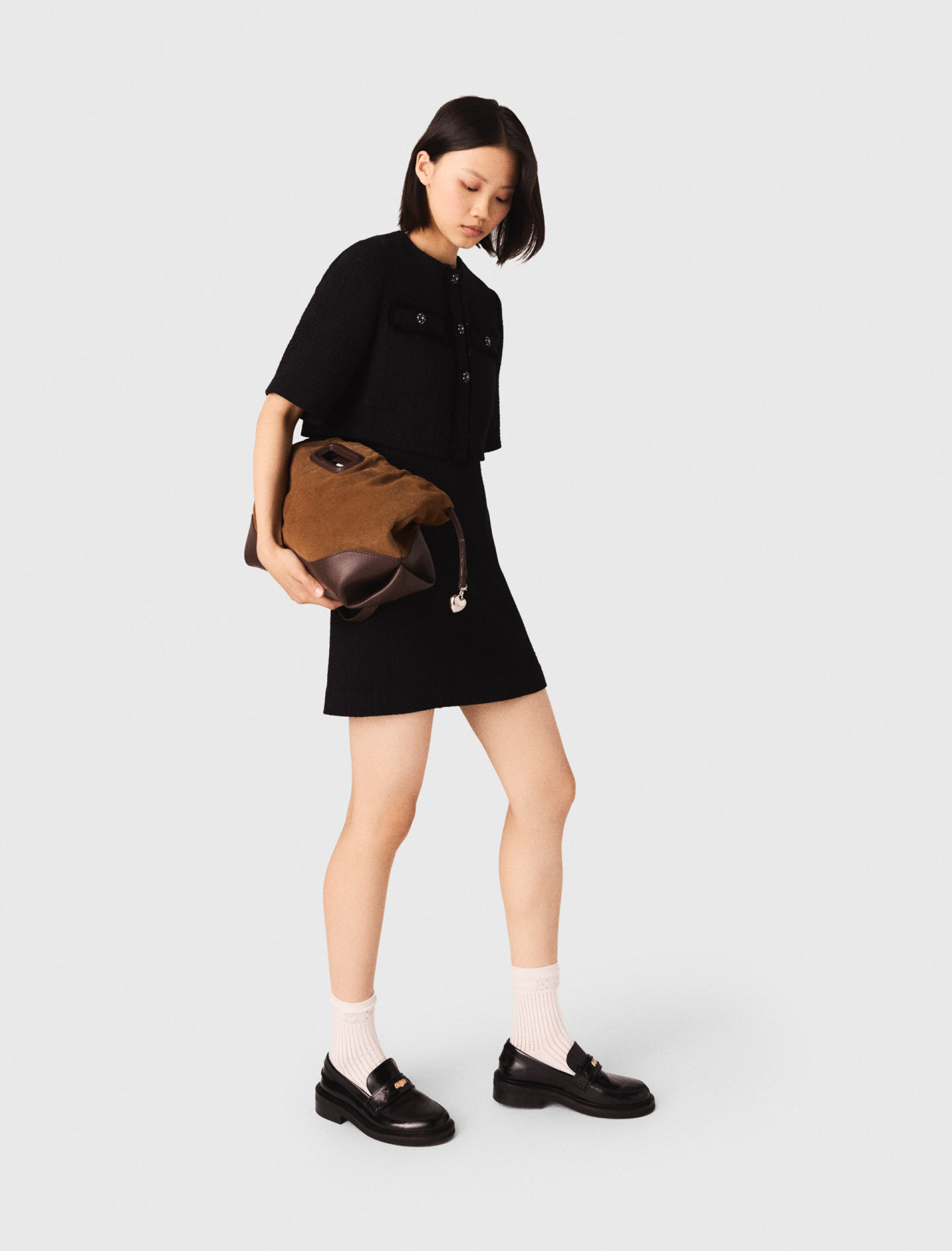 Жіноча твідова сукня 2-в-1